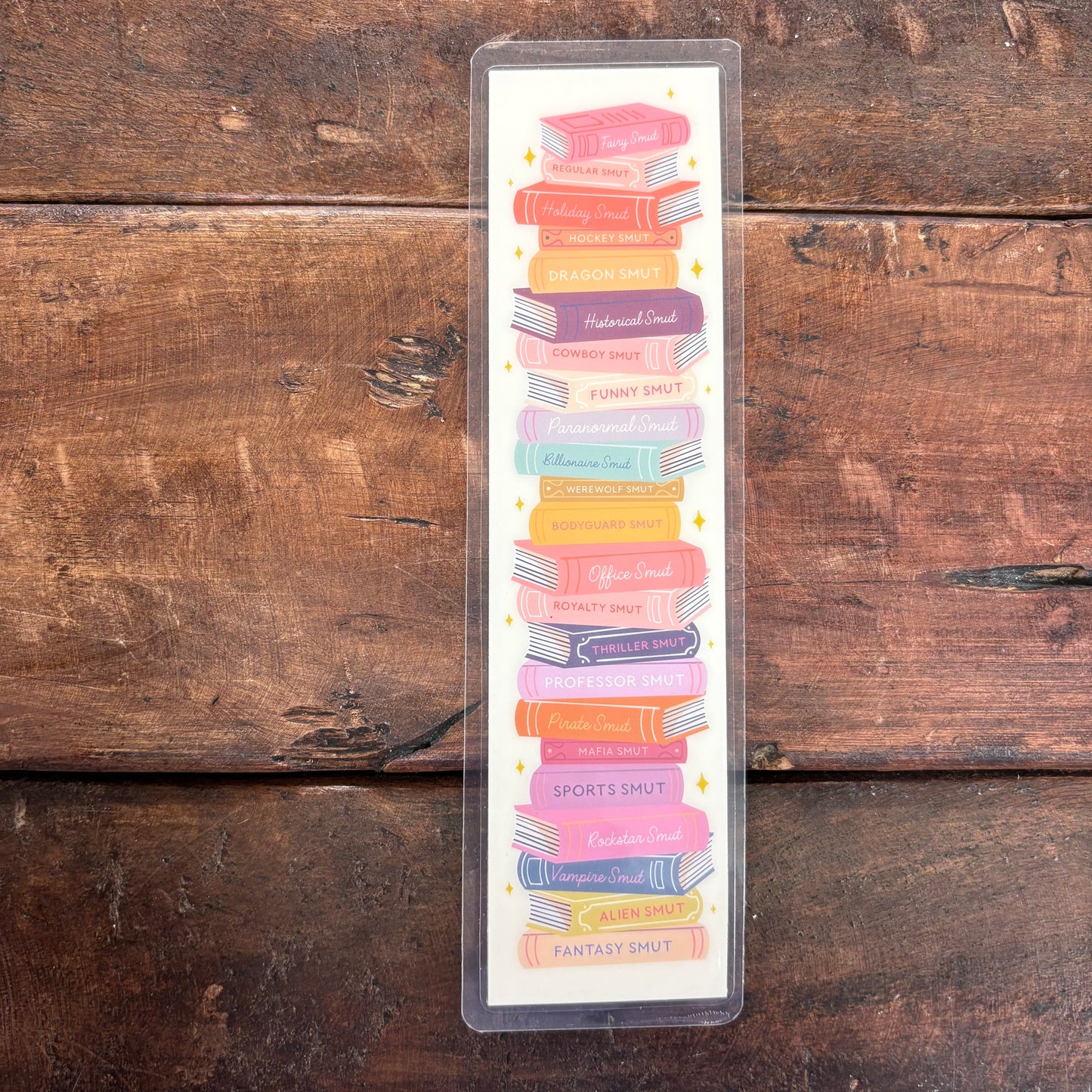 Smut Book Stack Bookmark - Easyhand Goods