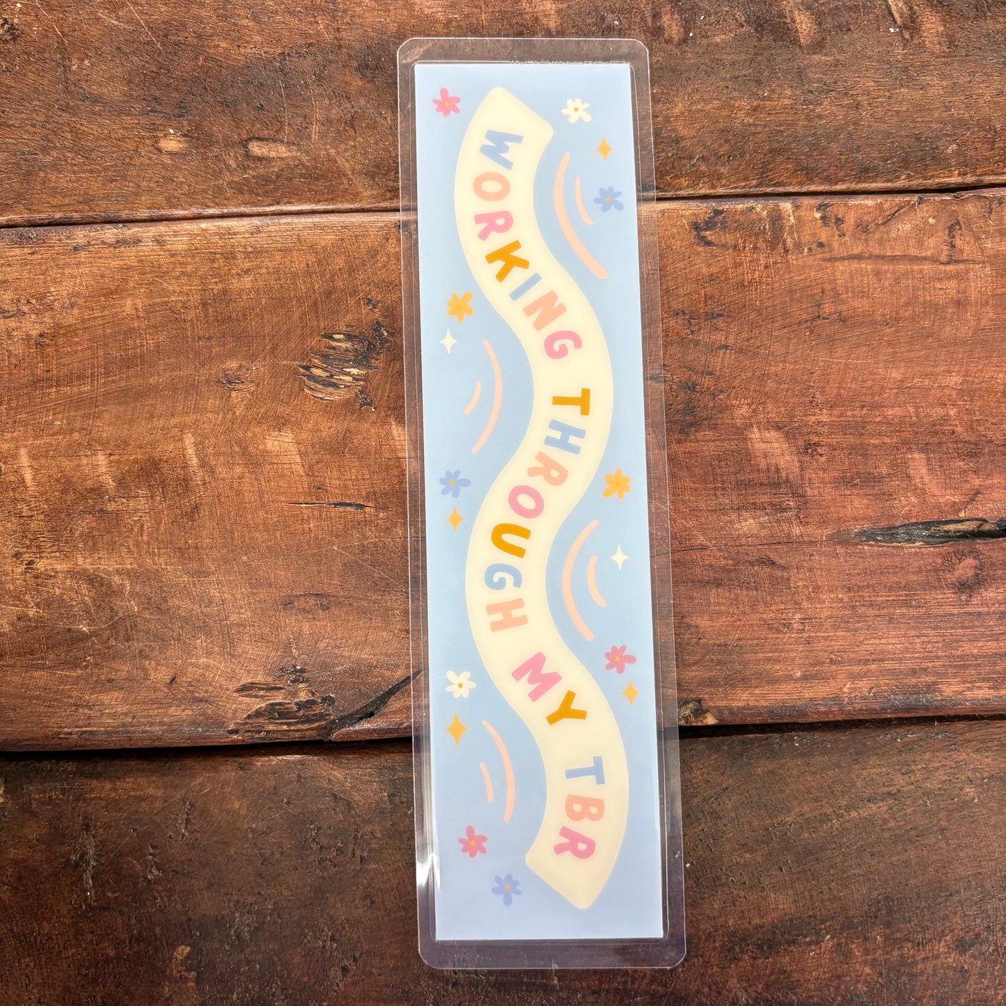 Working Through My TBR Bookmark - Easyhand Goods