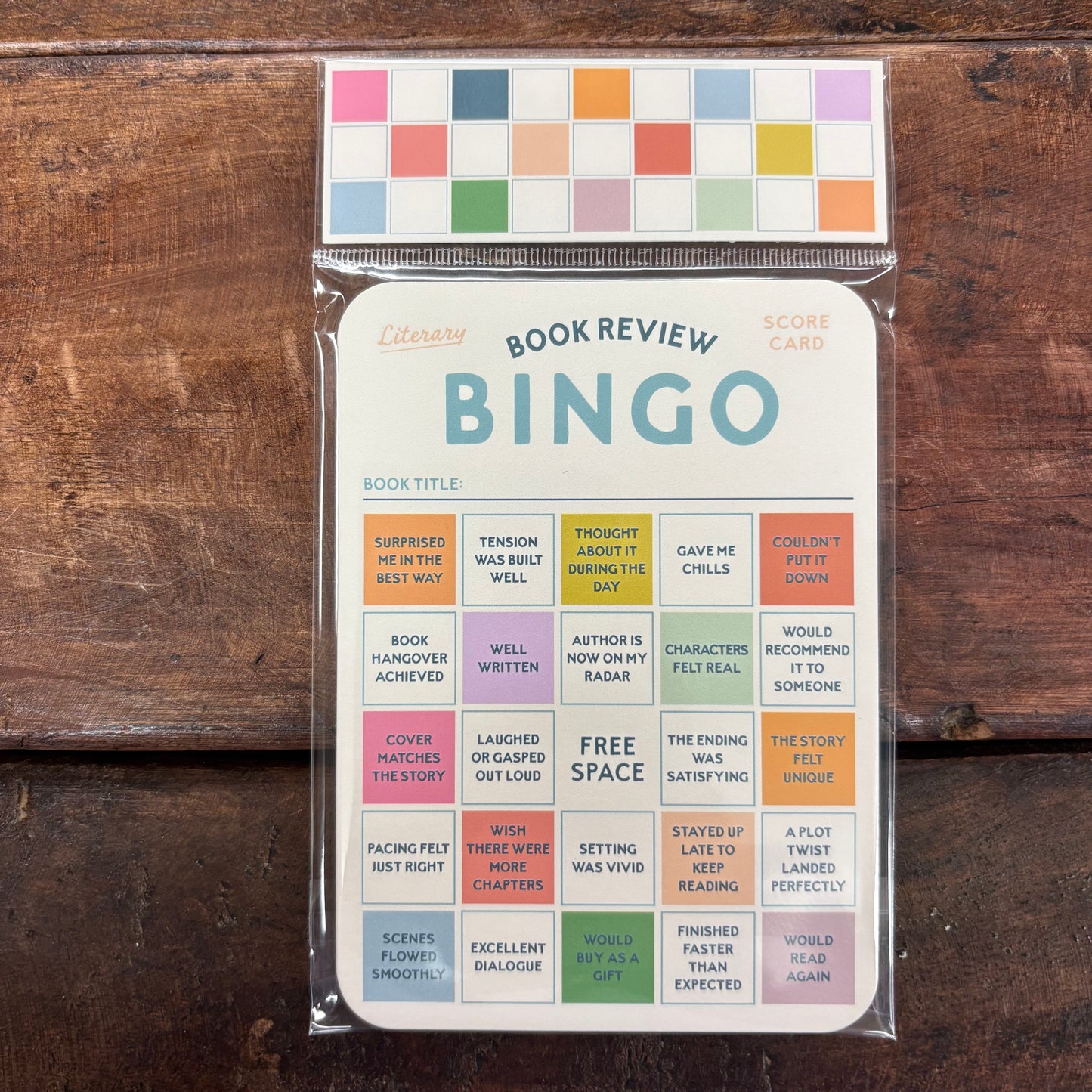 Book Reviewing Bingo Card Set - Easyhand Goods