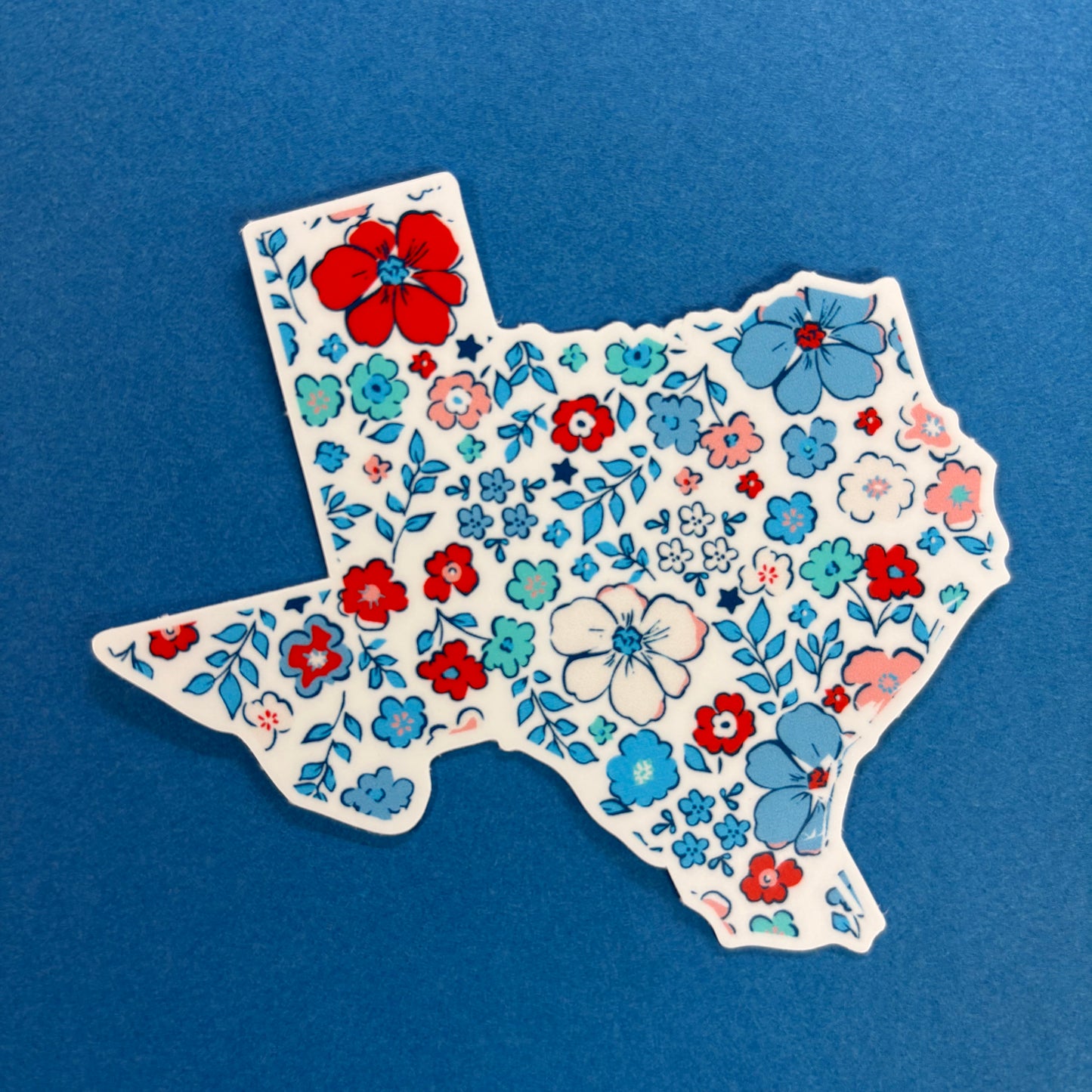 Floral Texas Sticker - Mugsby