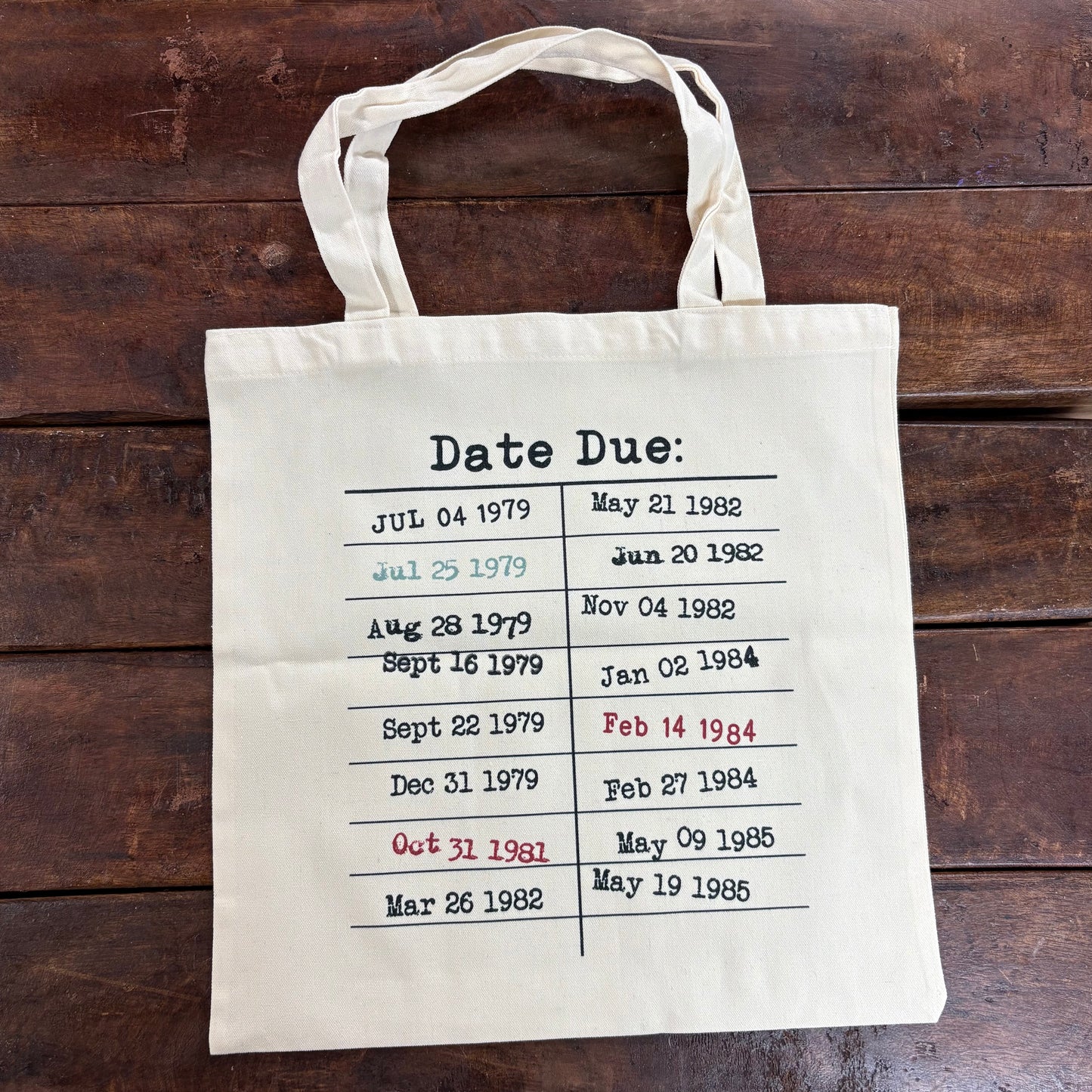 Library Card Tote Bag - Mugsby