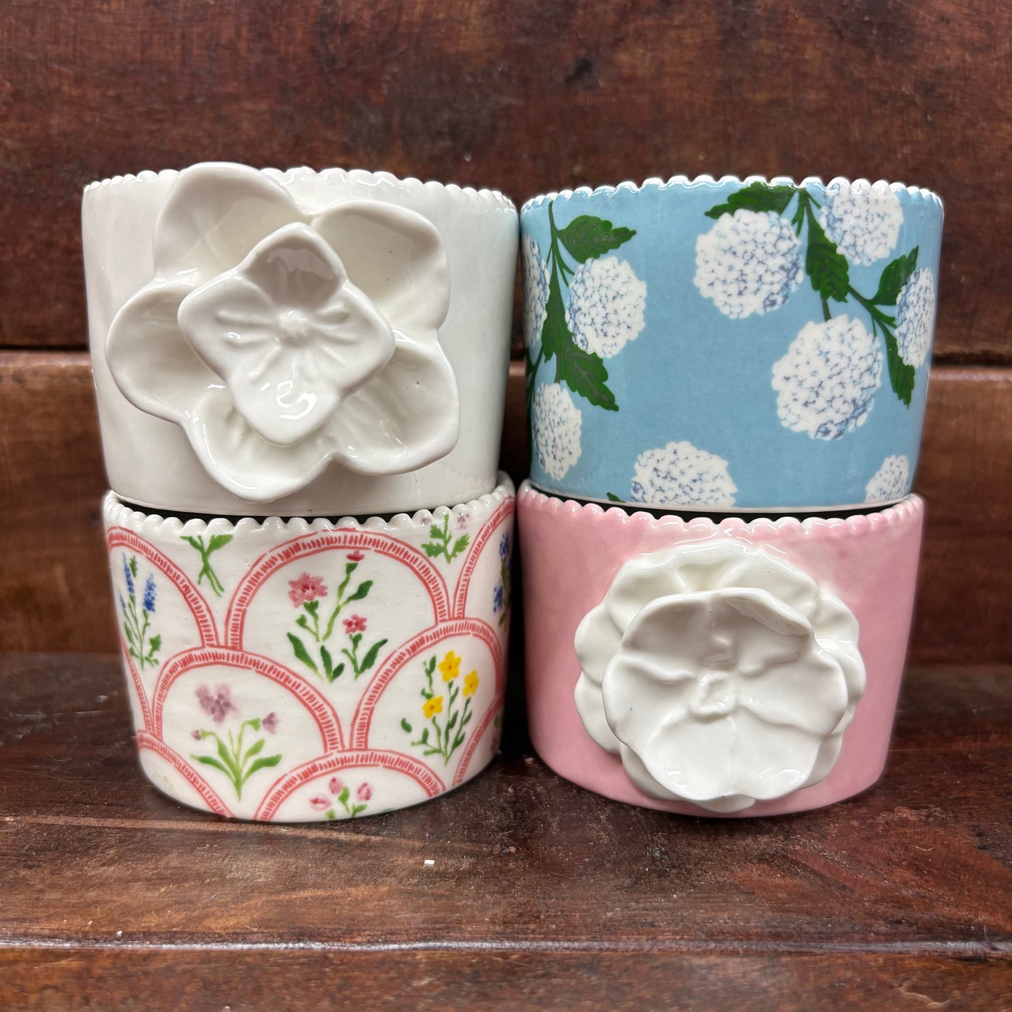 Floral Patterned Tidbits - Mud Pie