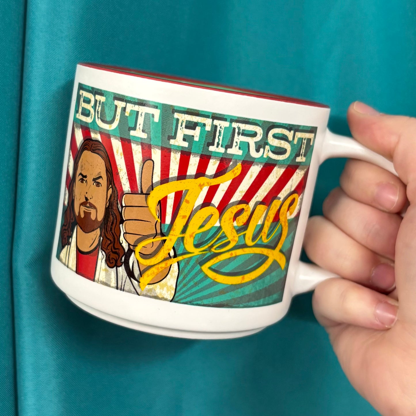 But First, Jesus Ceramic Mug - CAG
