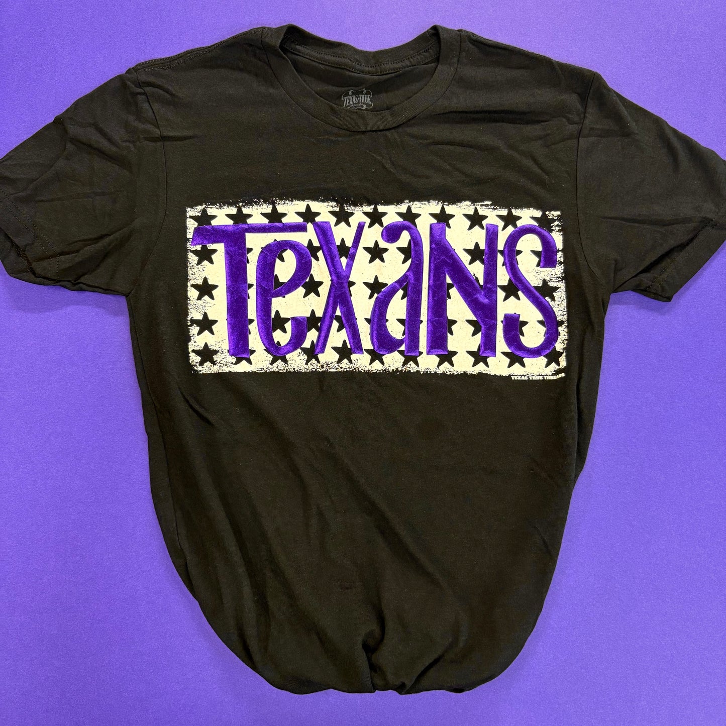 Texans Stars Metallic Tee - Texas True