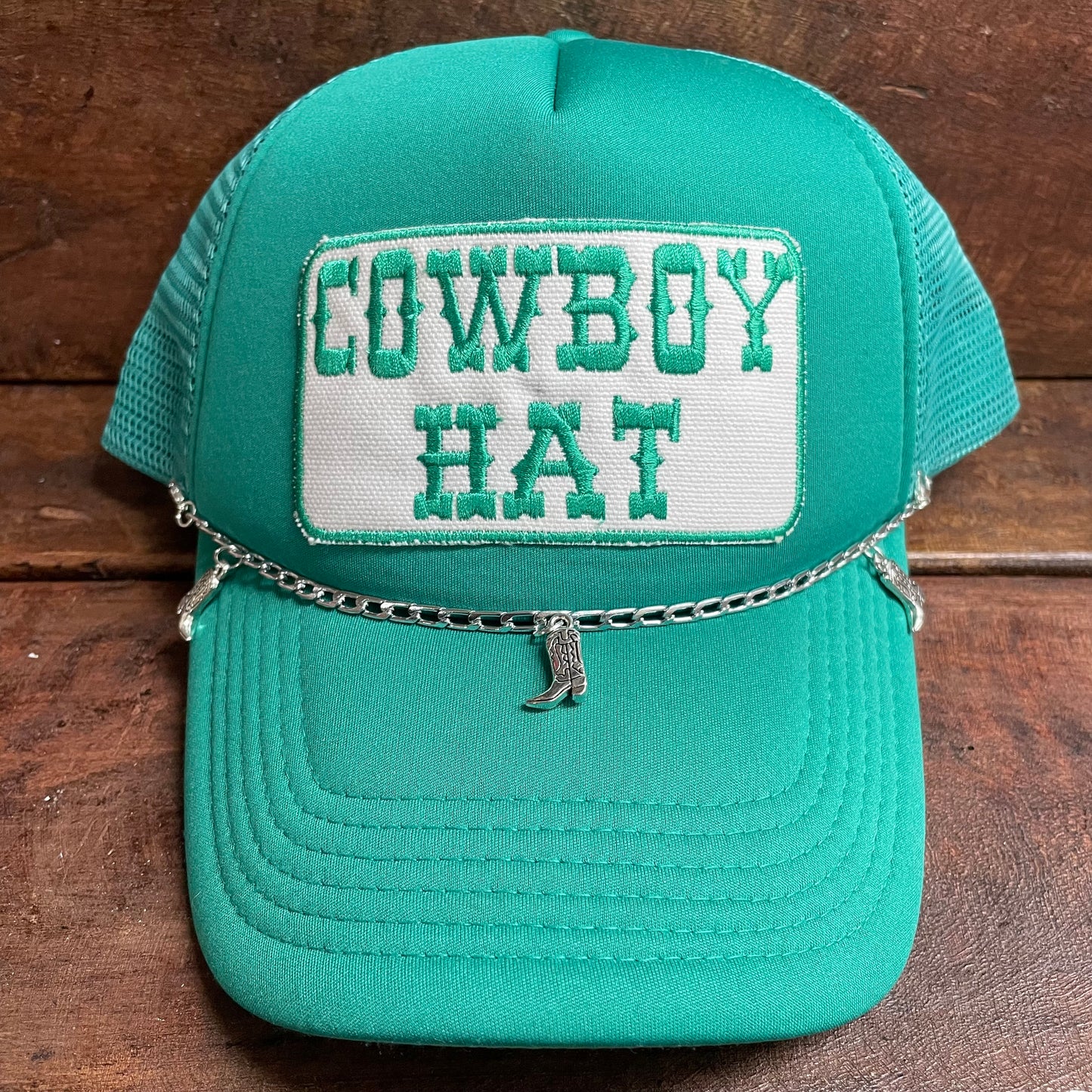 Cowboy Boot Charm Hat Chain