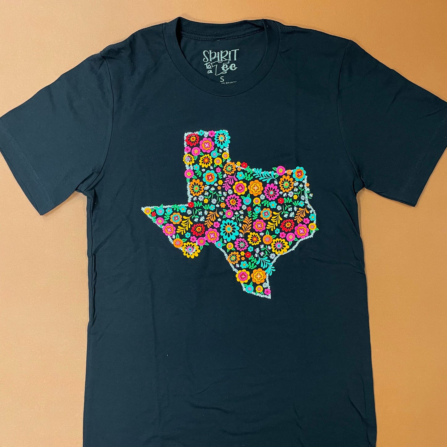 Multicolor Floral Texas Tee