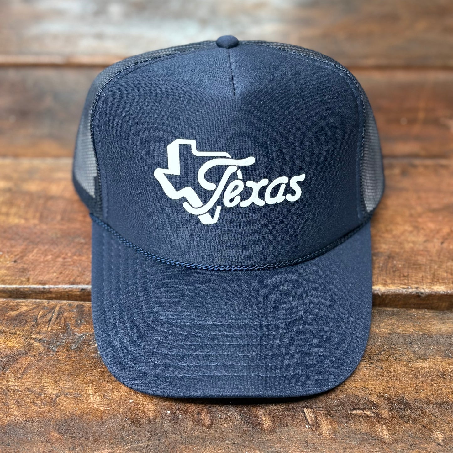 TX Navy Trucker Cap - Norman Roscoe