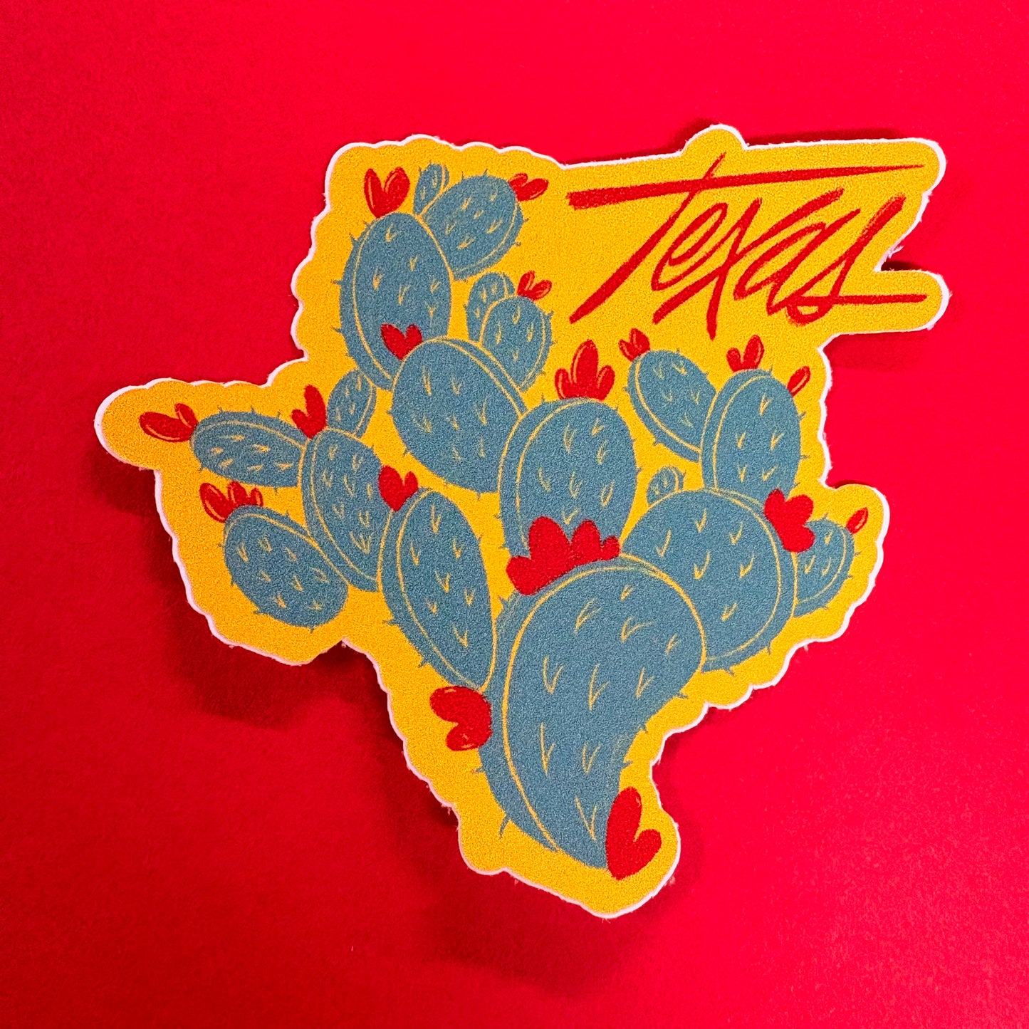 Texas Cactus Sticker - Norman Roscoe