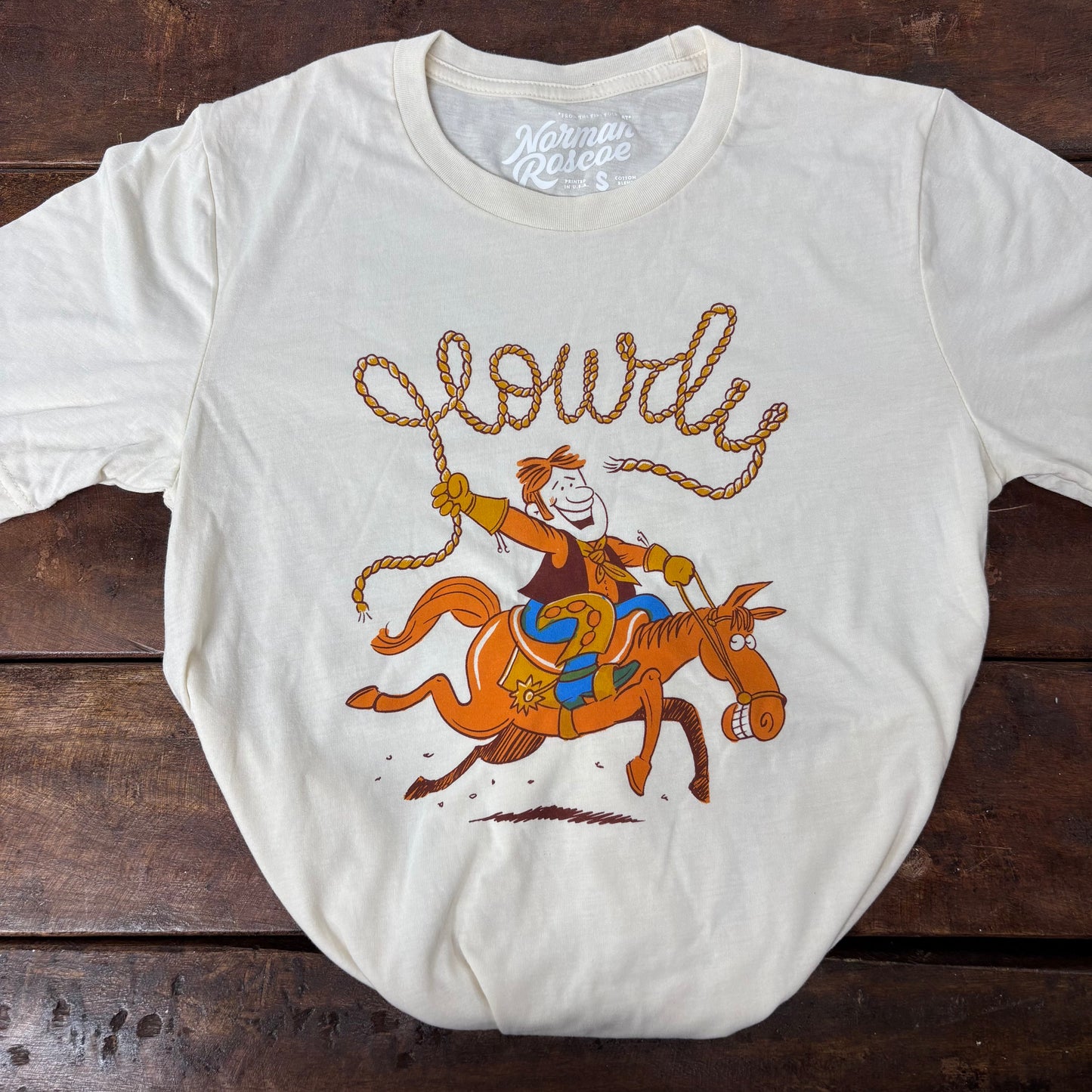 Howdy Cowboy Tee - Norman Roscoe