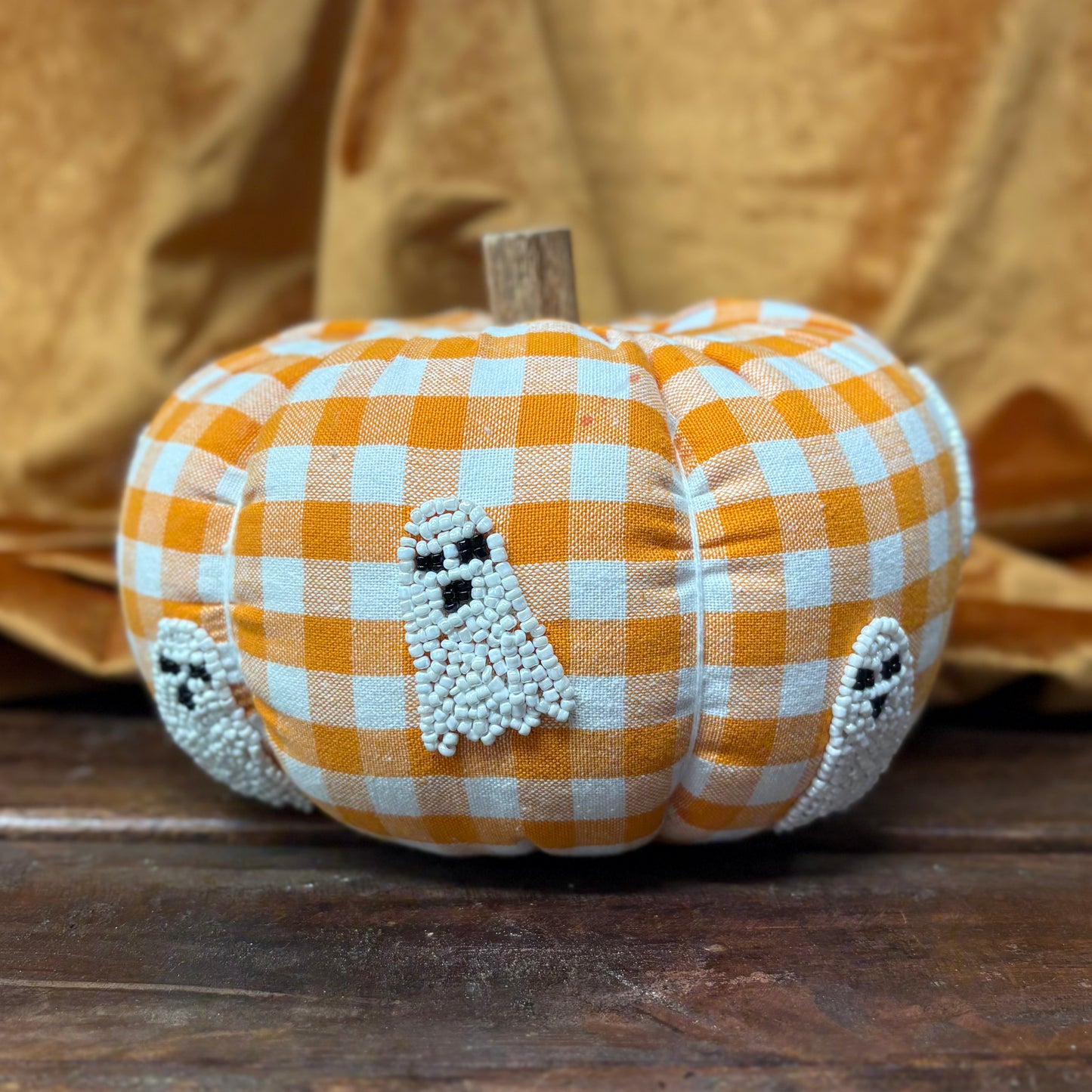 Beaded Icon Pumpkins - Mud Pie