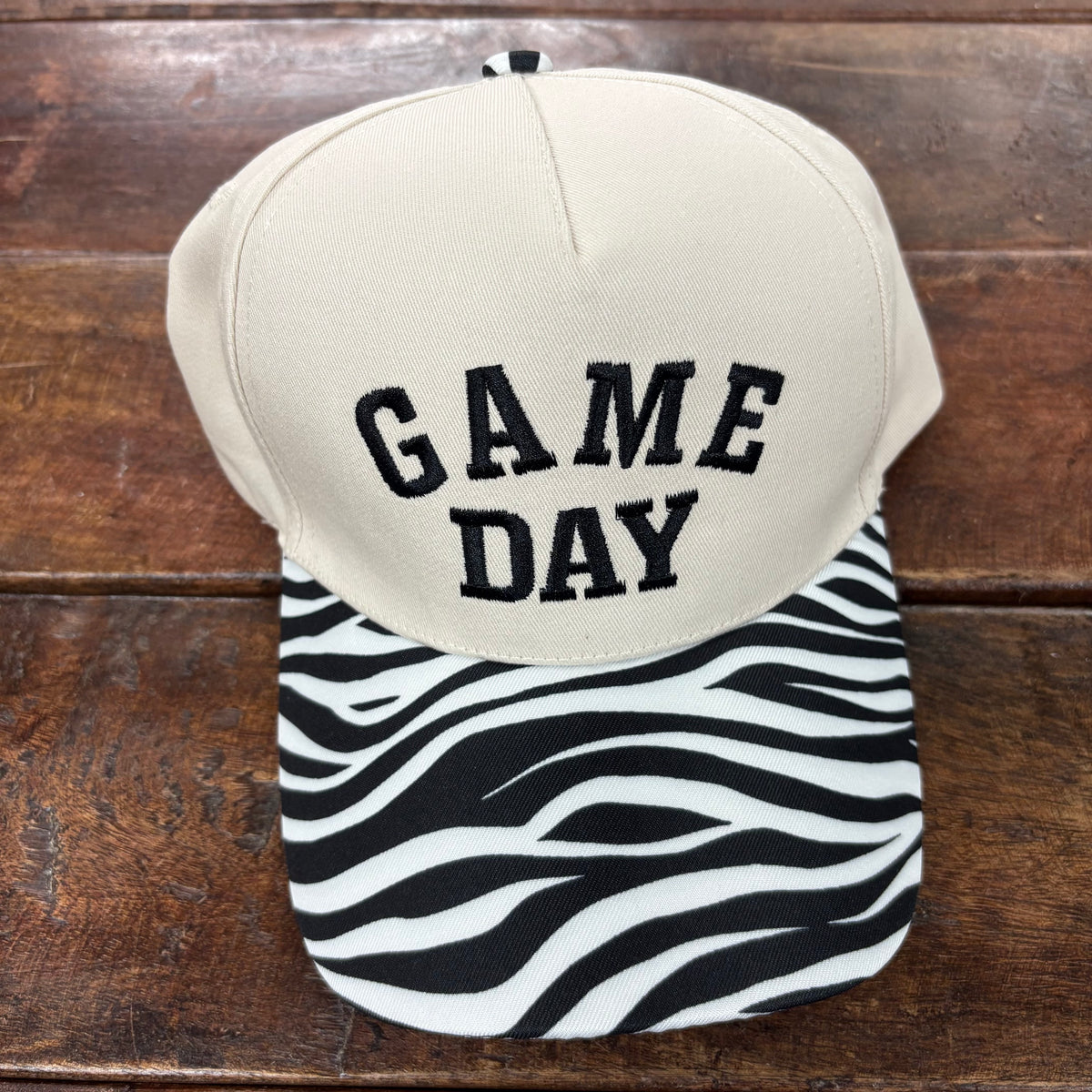 Game Day Zebra Cap - Vanilla Monkey