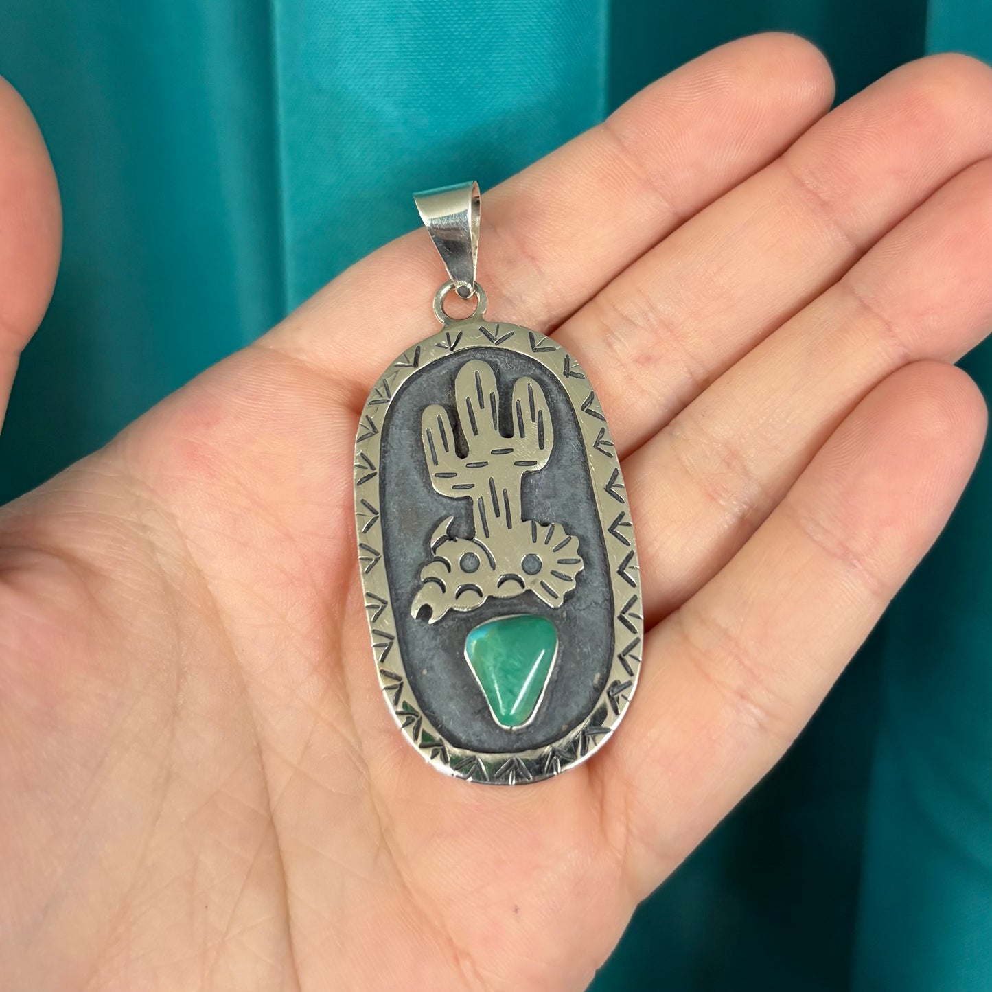 Mini Cactus Pendant - Boho Sol