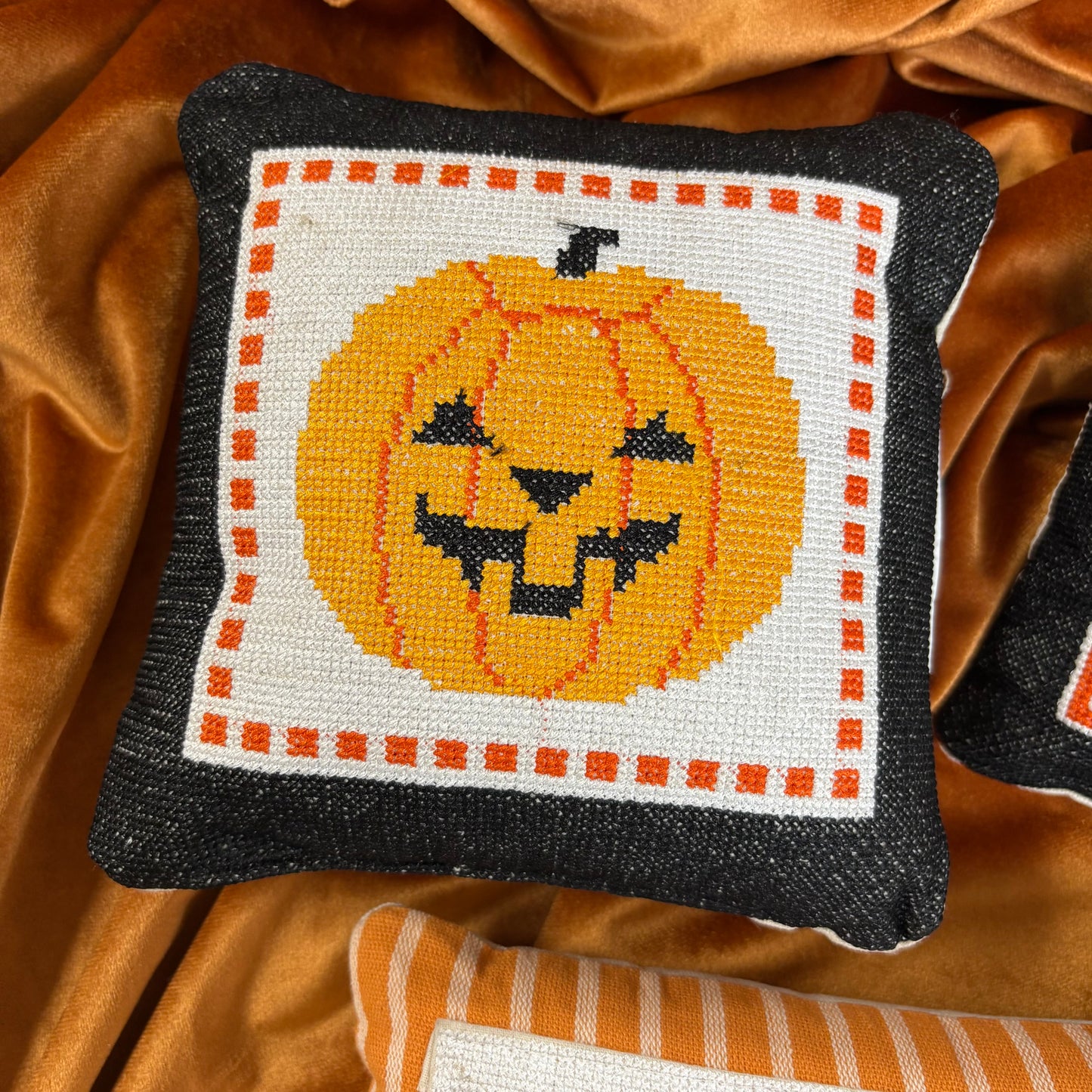 Halloween Embroidered Pillows - Mud Pie