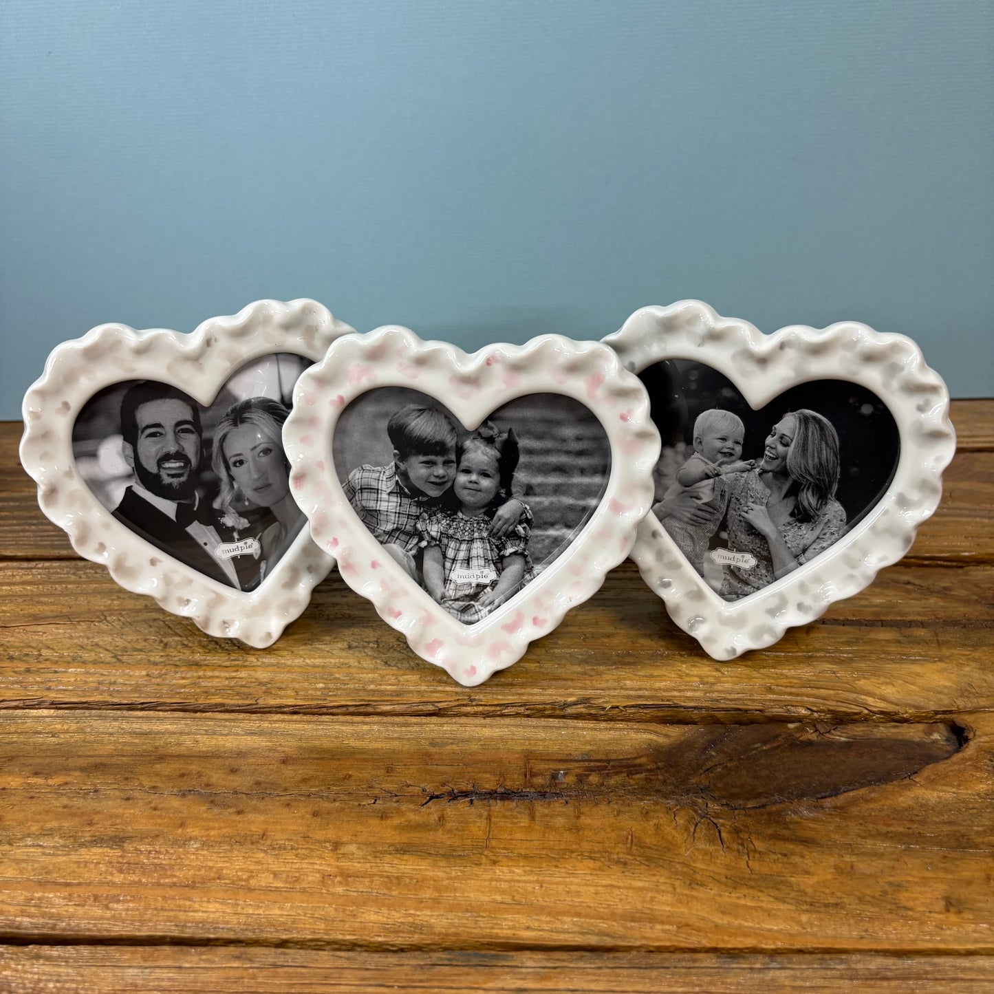 Leopard Heart Frames - Mud Pie