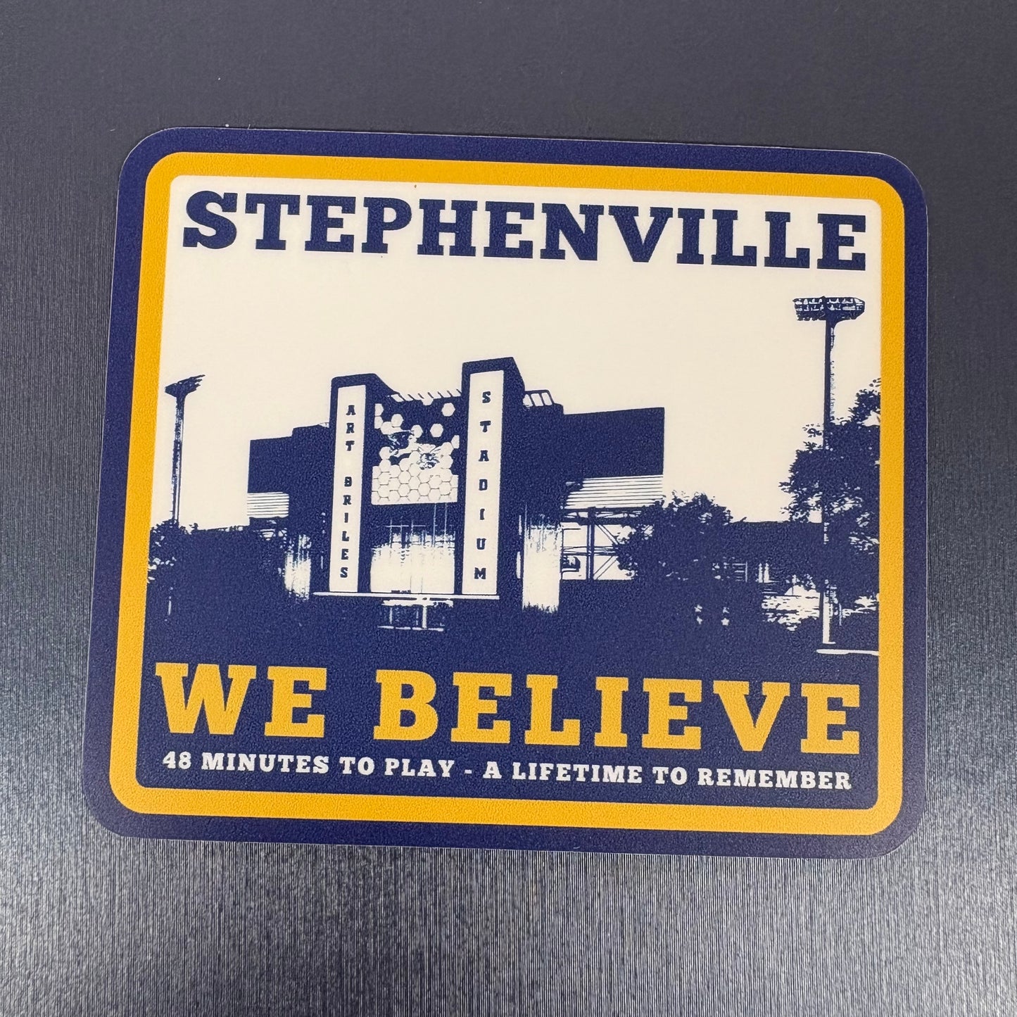 We Believe Stadium Sticker