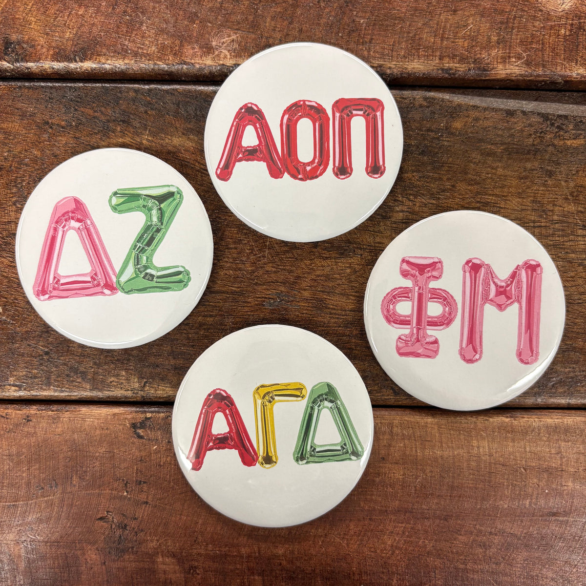 Sorority Balloon Buttons - Good Vibez