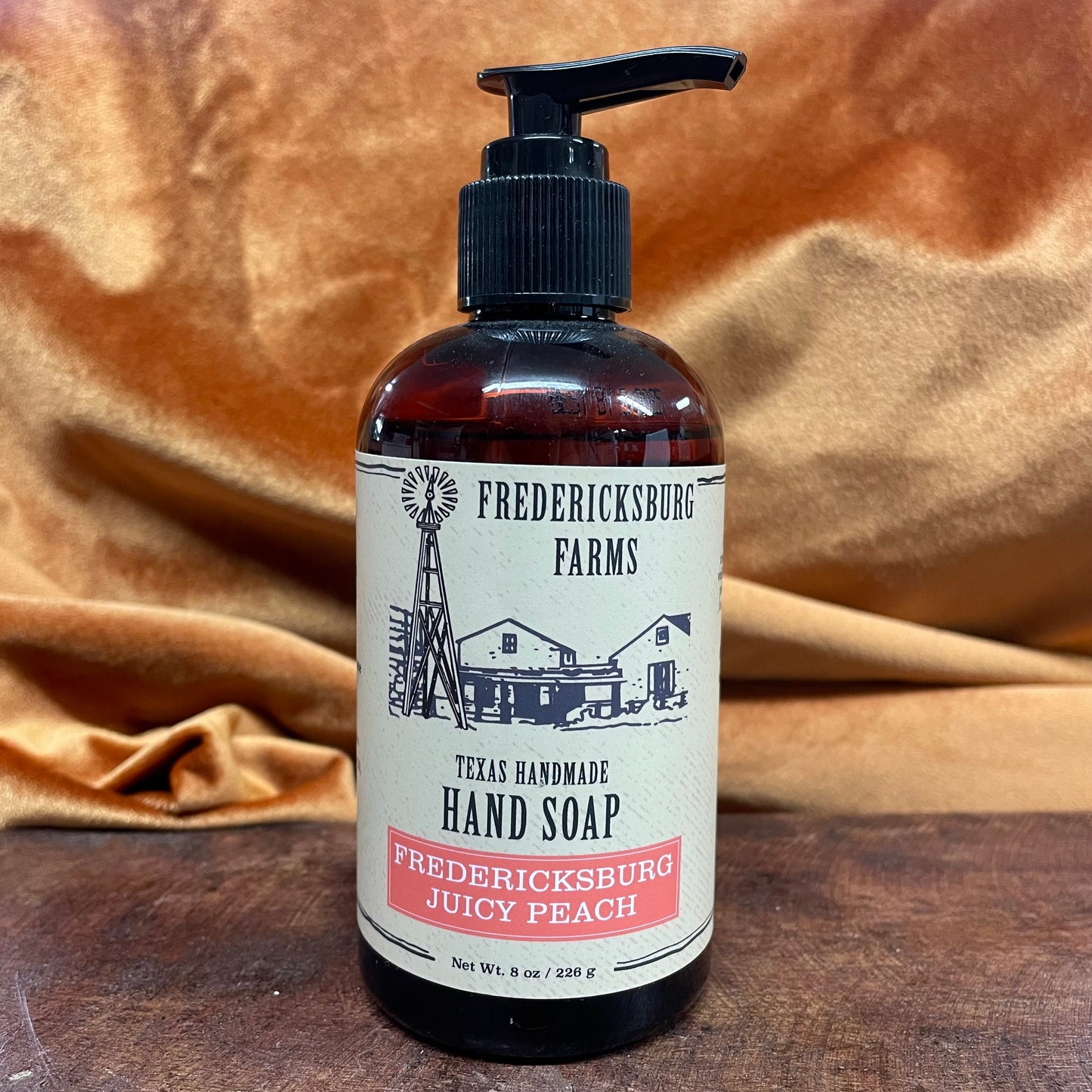 "Fredericksburg Juicy Peach" Hand Soap -Frederickburg Farms
