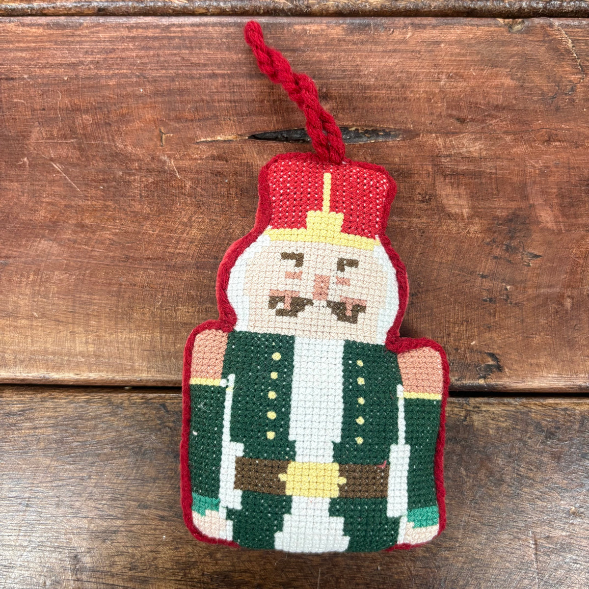 Nutcracker Needlepoint Ornament - Mud Pie