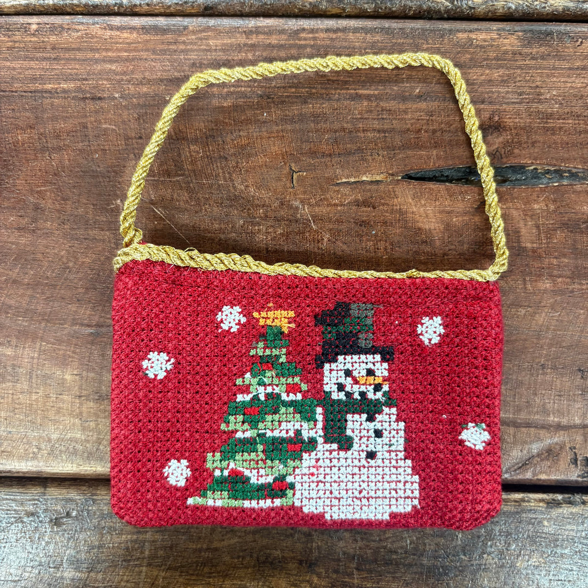 Snowman Gift Card Pouch - Mud Pie