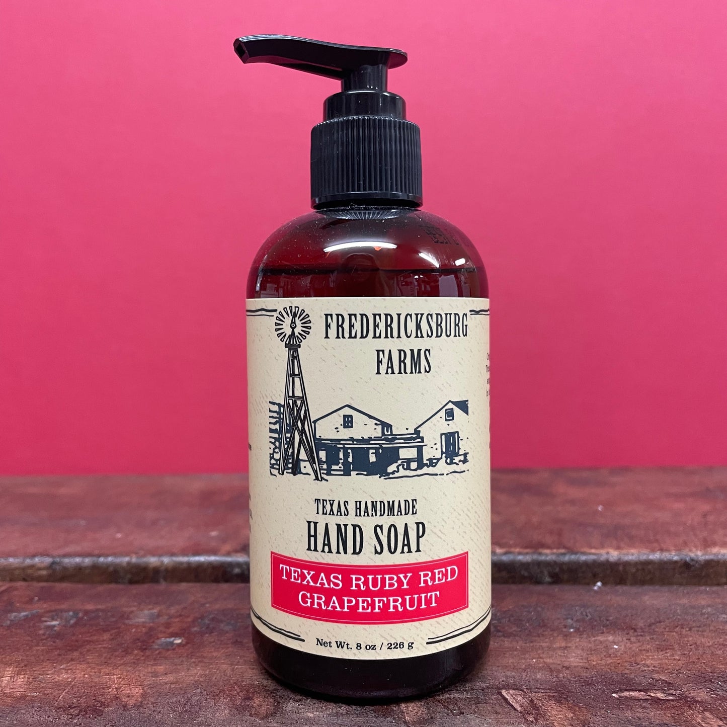 "Texas Ruby Red Grapefruit" Hand Soap -Fredricksburg Farms