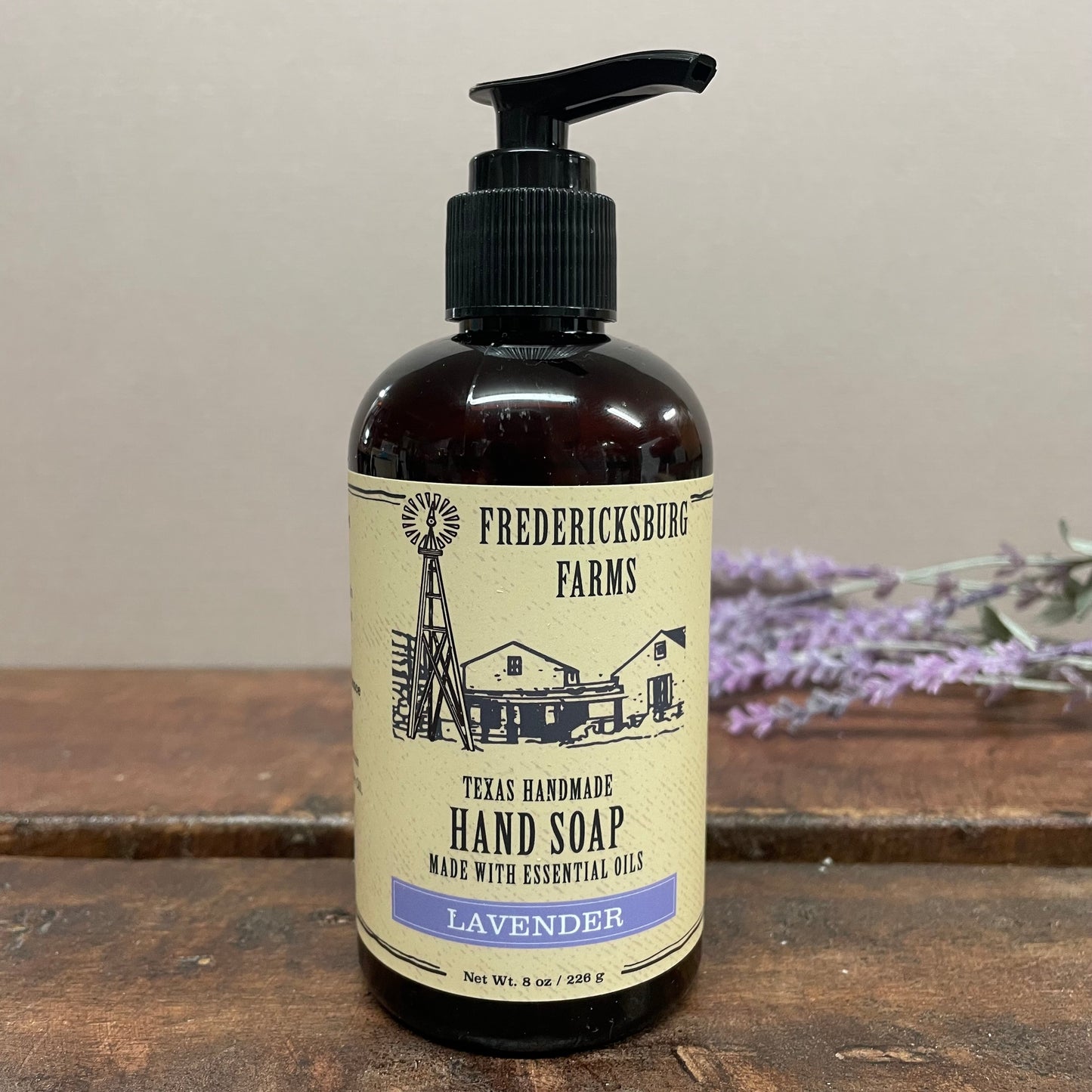 "Lavender" Hand Soap -Fredericksburg Farms