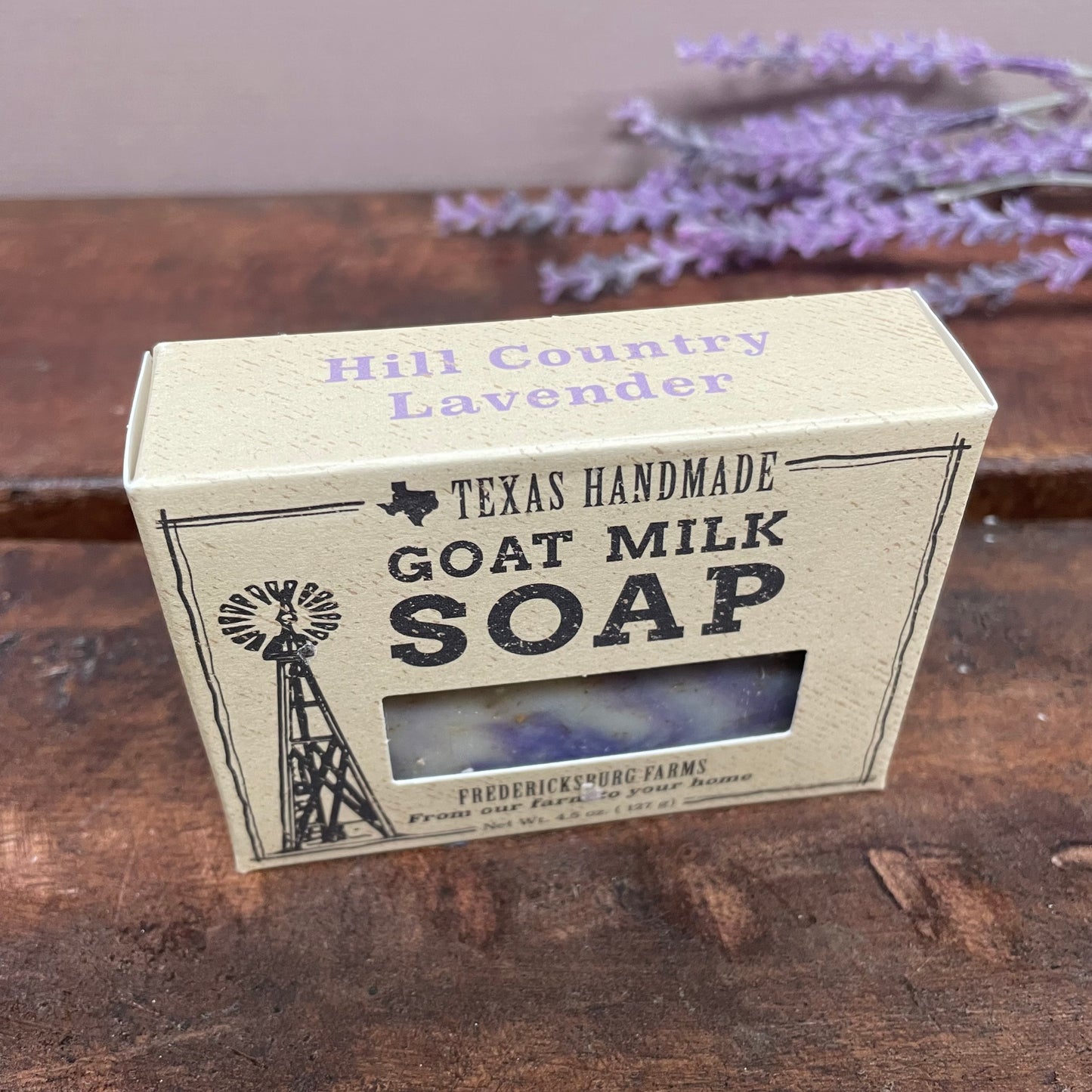 "Lavender" Bar Soap -Fredericksburg Farms