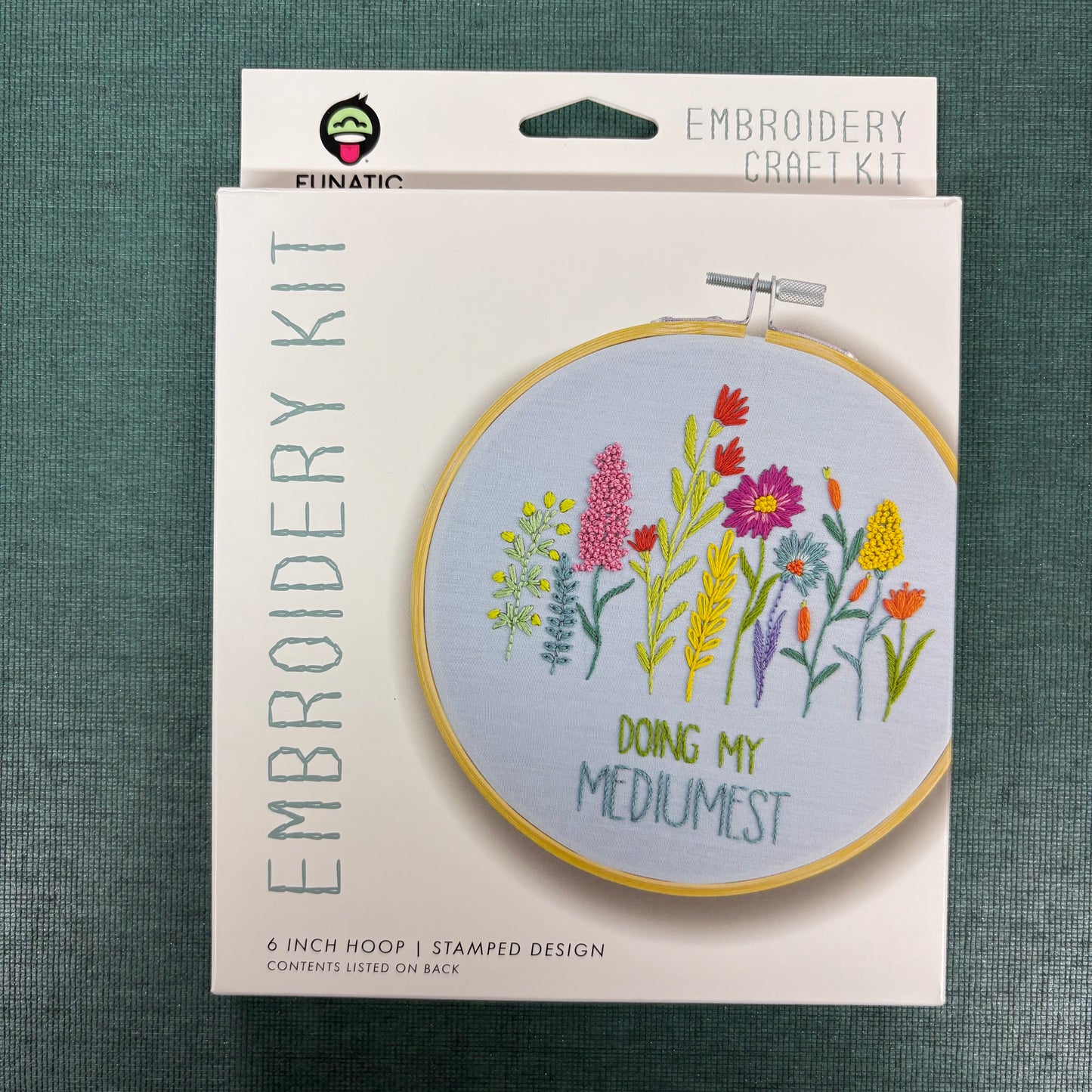 Doing My Mediumest Embroidery Kit - Funatic