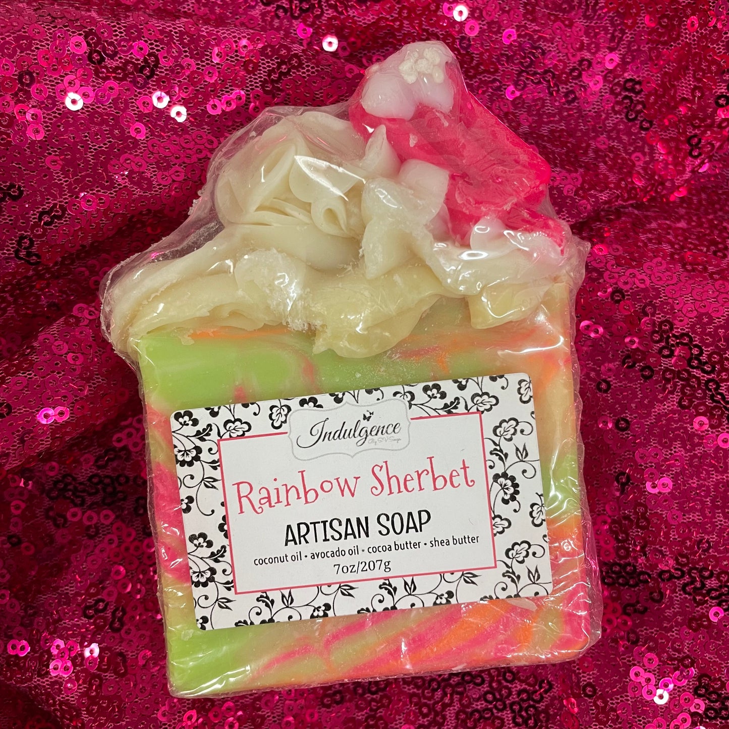 "Rainbow Sherbet" Soap Bar -Indulgence