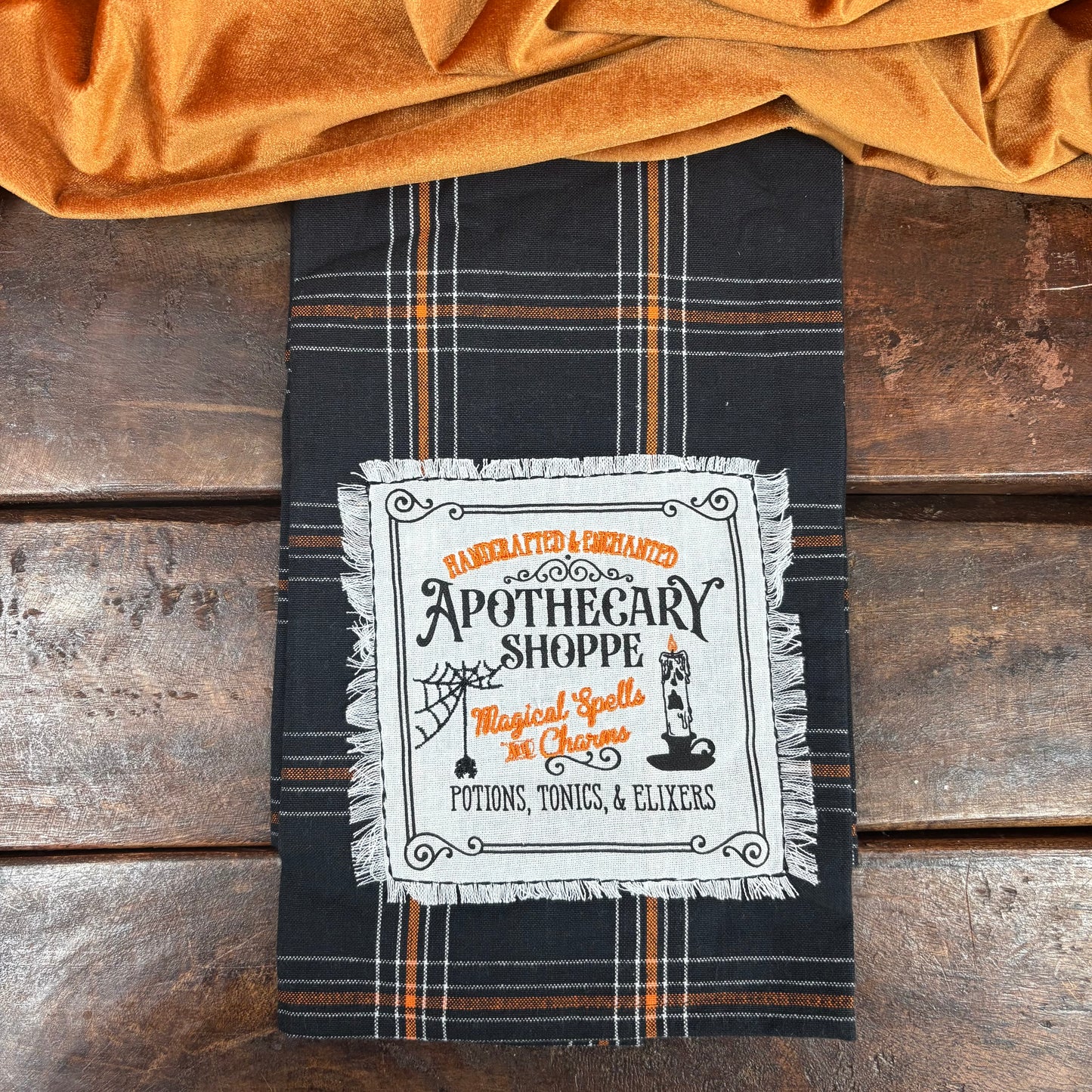 Apothecary Shoppe Plaid Towel - C and F Home