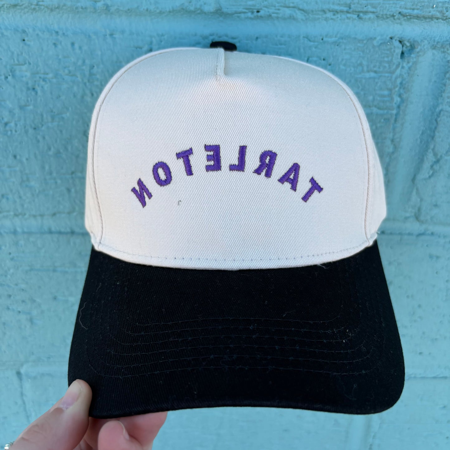 The Reverse Cream/Black Tarleton Cap - Last Stand Hats