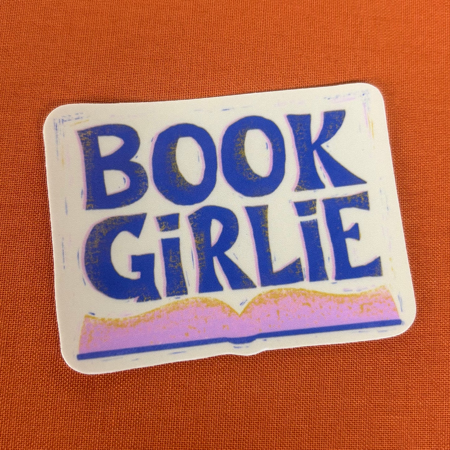 Book Girlie Vinyl Sticker - AddPeace Studio