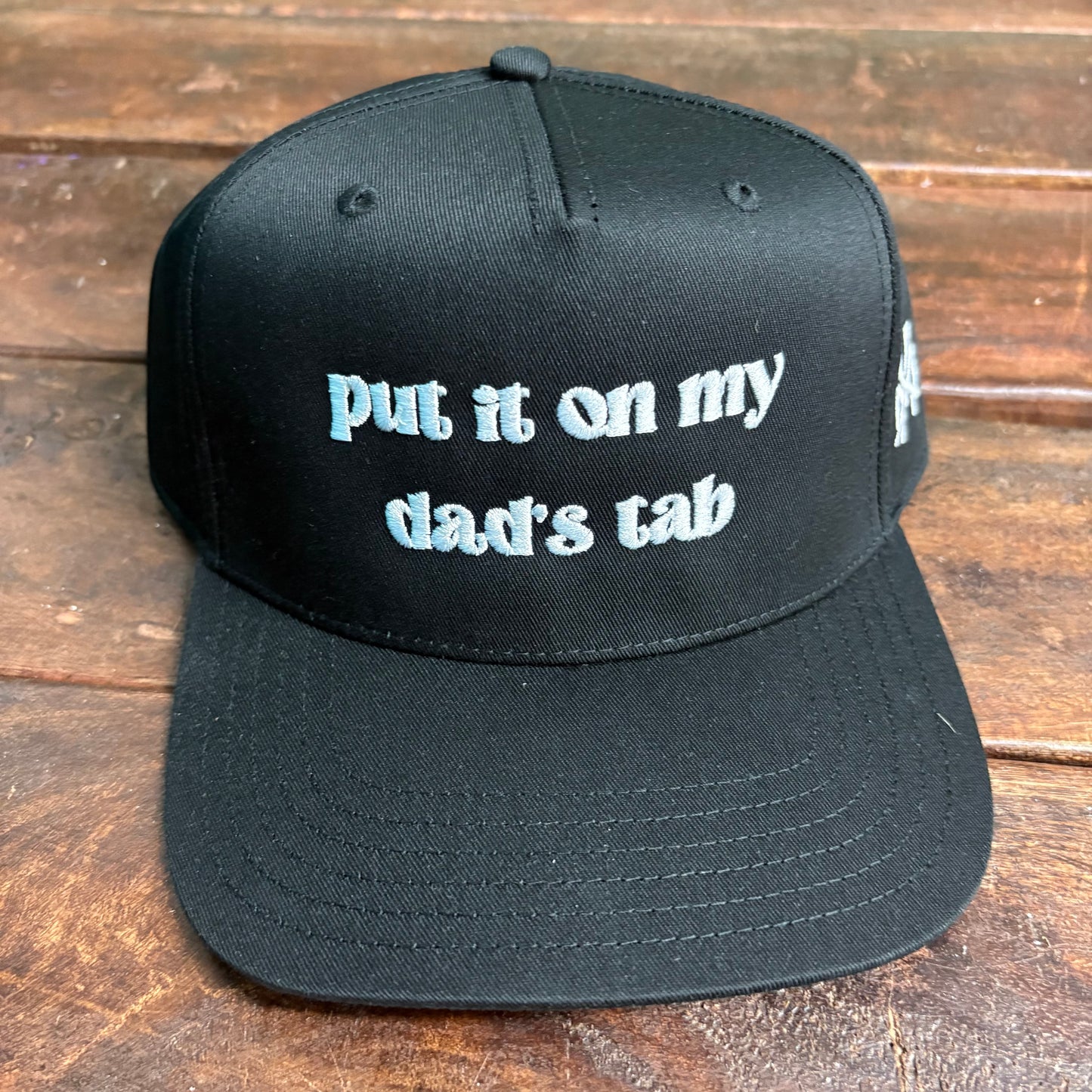 Put It On My Dad's Tab Canvas Cap - Mad Hatter Co.