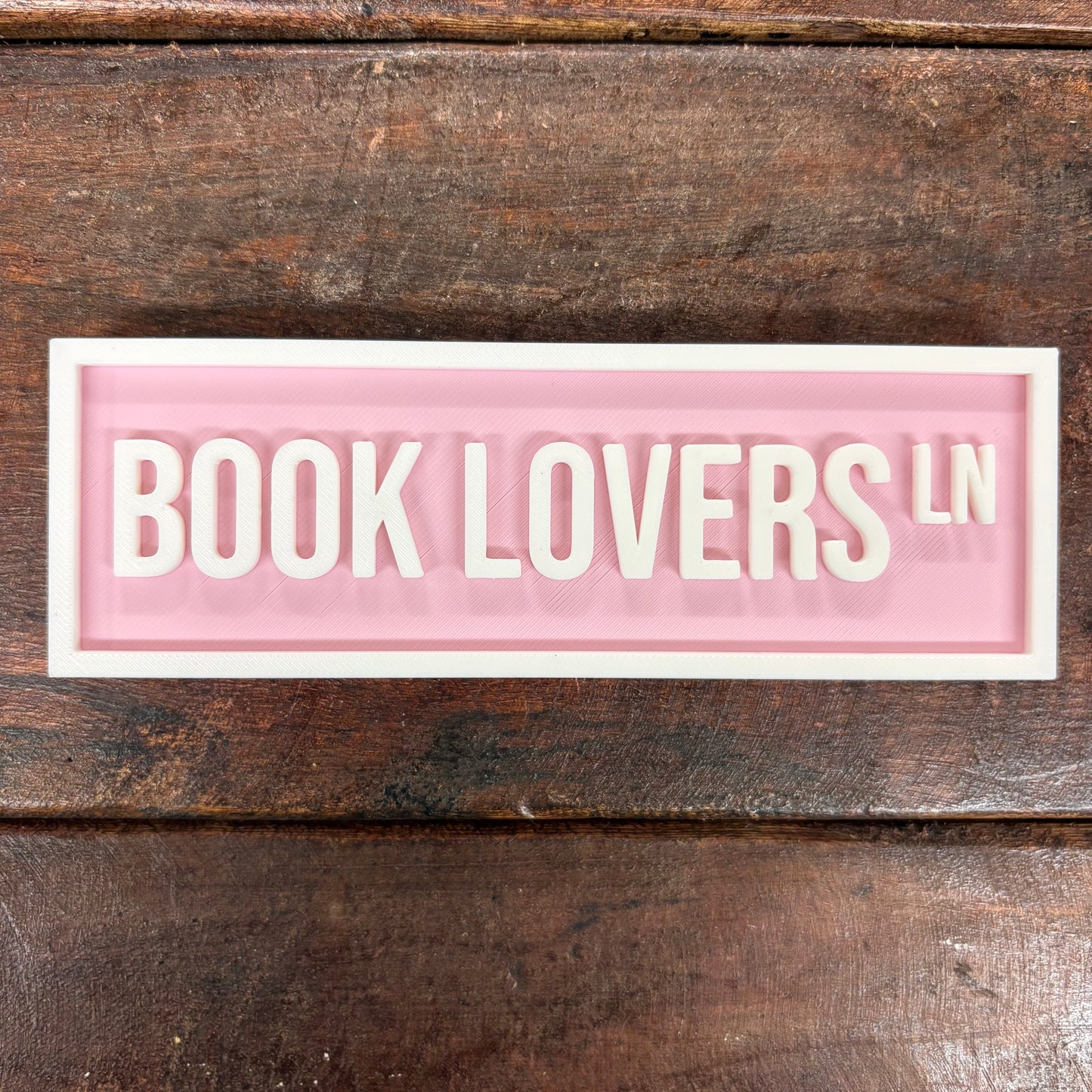 Book Lovers Ln Sign - The Crafted Nook