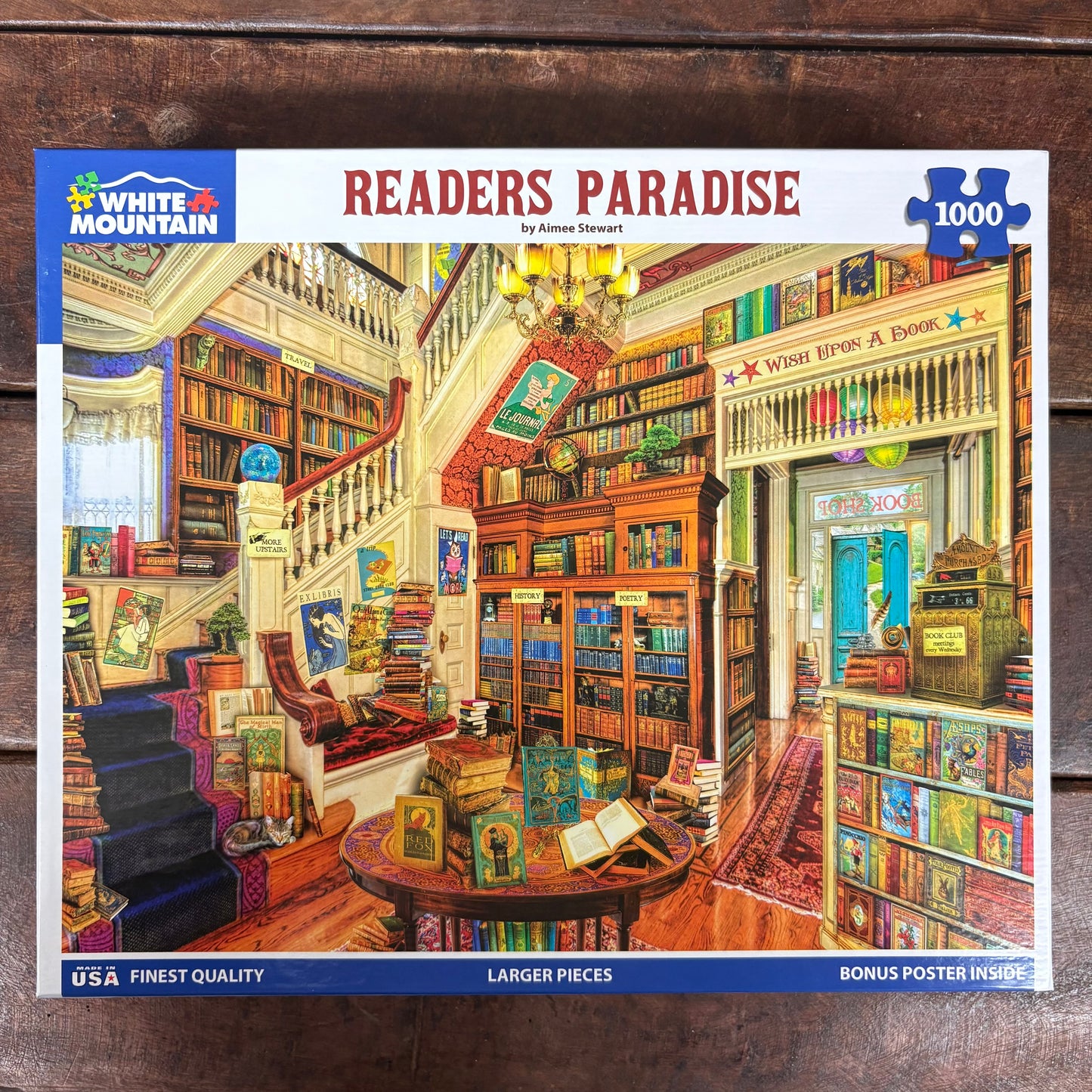 Readers Paradise Puzzle - White Mountain