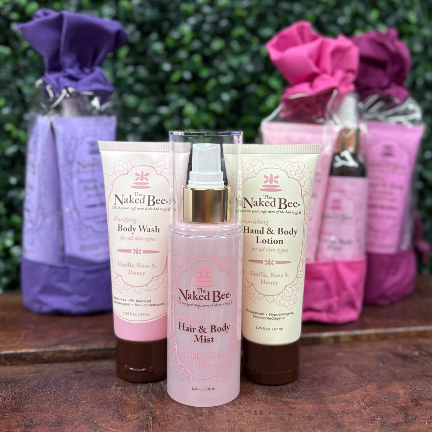 Naked Bee Garden Getaway Trio Sets