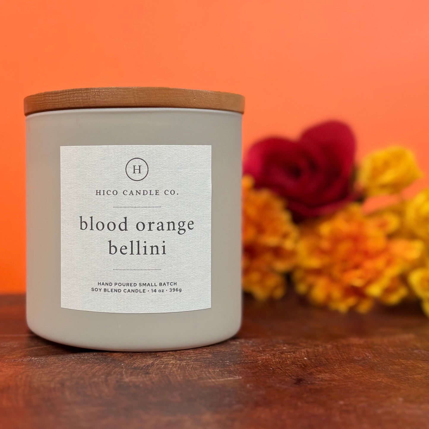 Blood Orange Bellini Candle - Hico Candle Co.