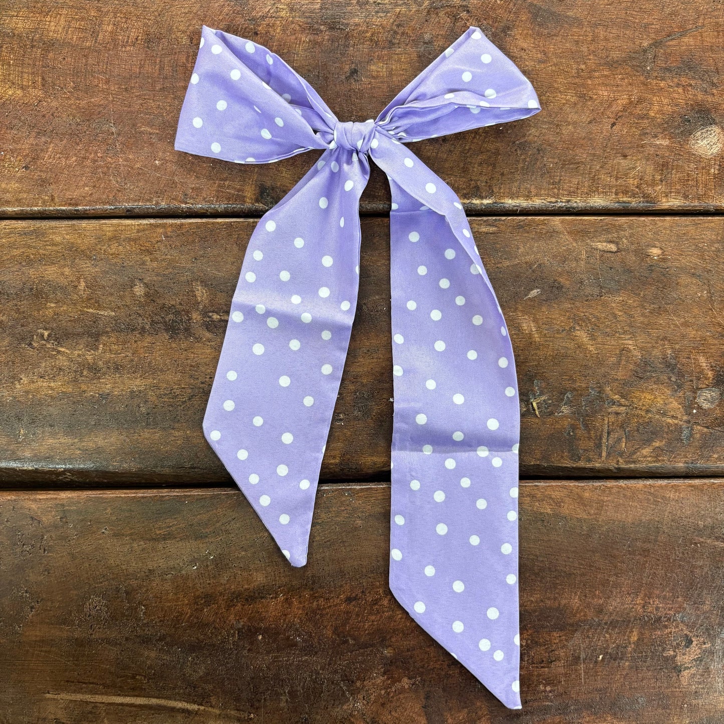 Purple Polka Dot Twilly - Accity