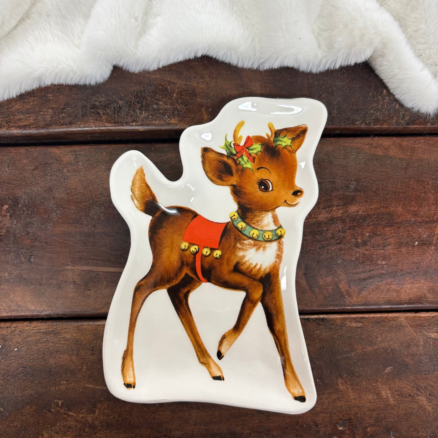 Reindeer Shaped Plate - C and F