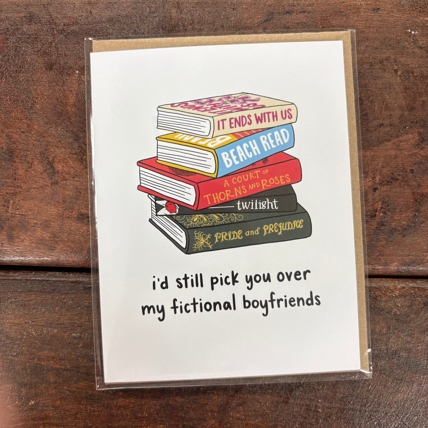 Fictional Boyfriends Greeting Card - Brittany Paige
