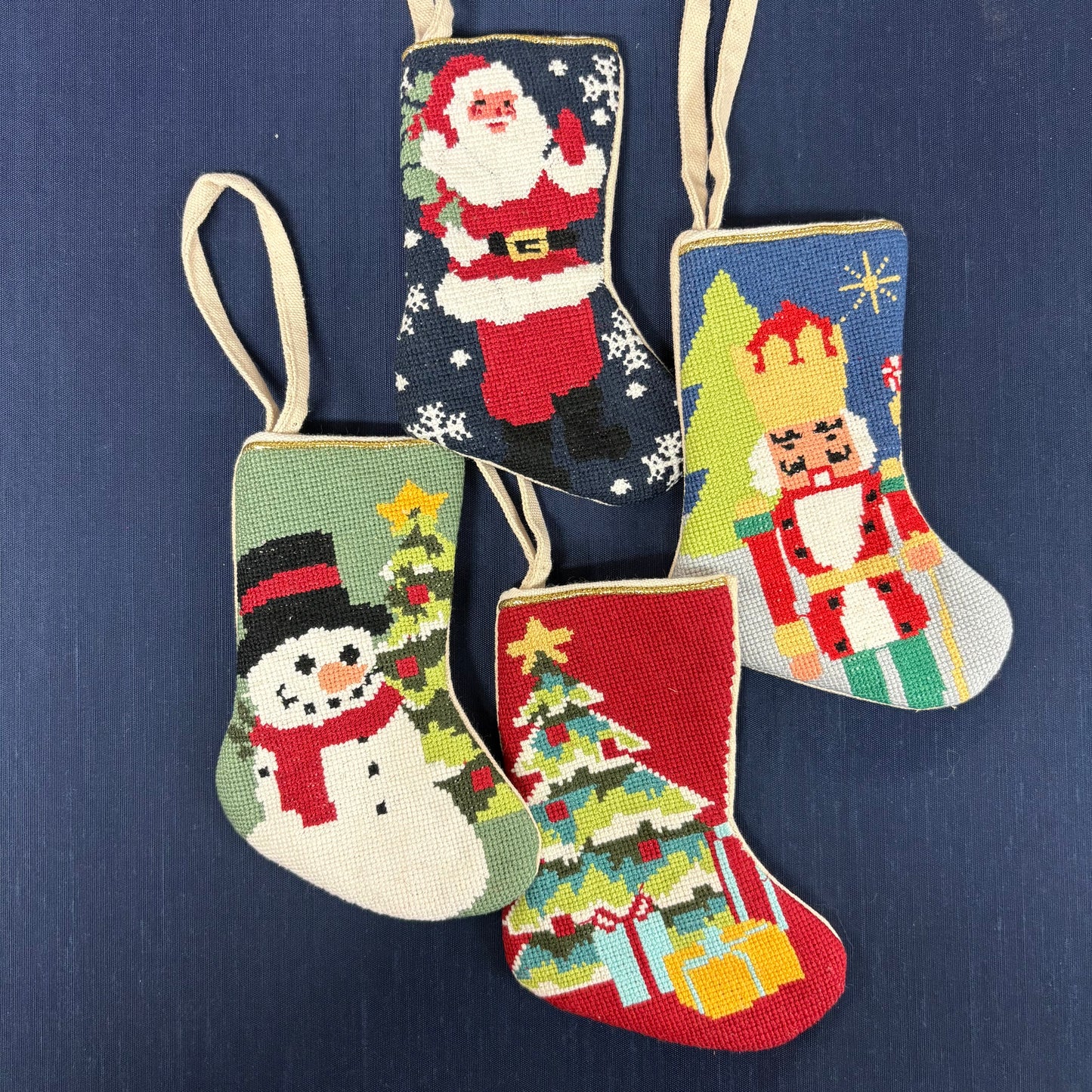 Needle Point Stockings - Mud Pie