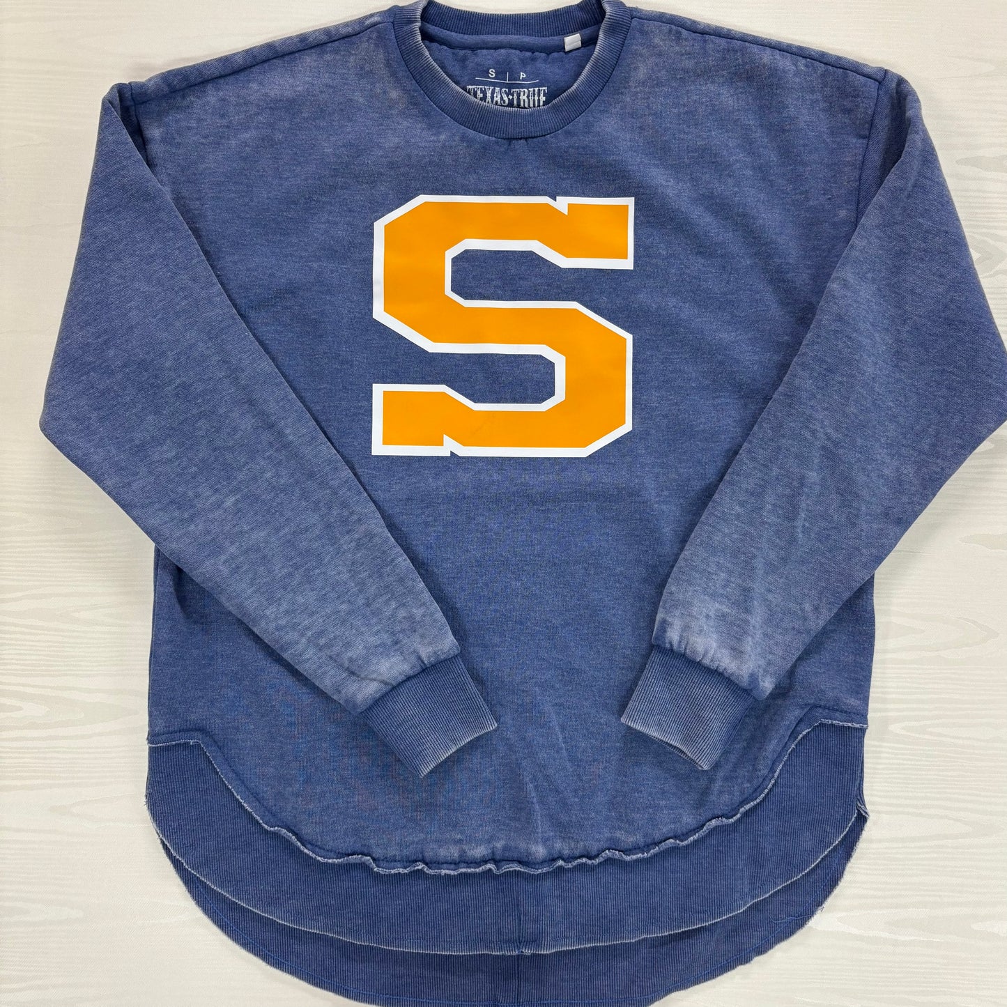 Blue Block S Sweatshirt - Texas True