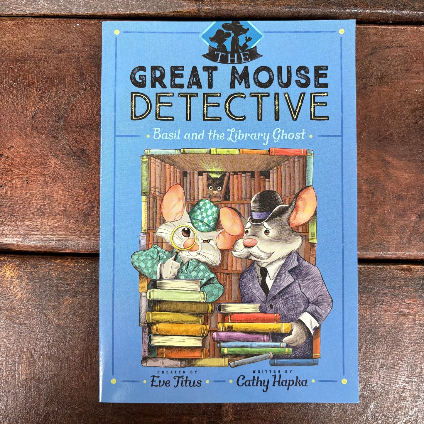 Great Mouse Detective: Basil and The Library Ghost - Cathy Hapka - Simon and Schuster