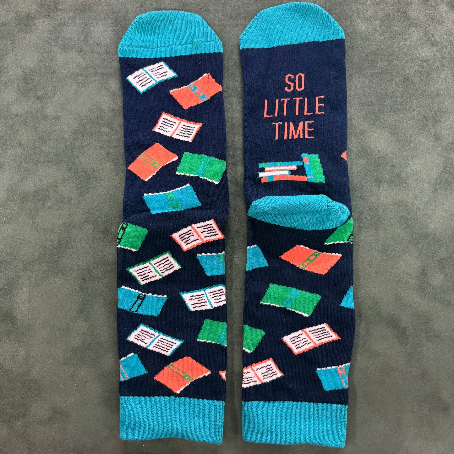 So Many Books, So Little Time Socks - Lavley