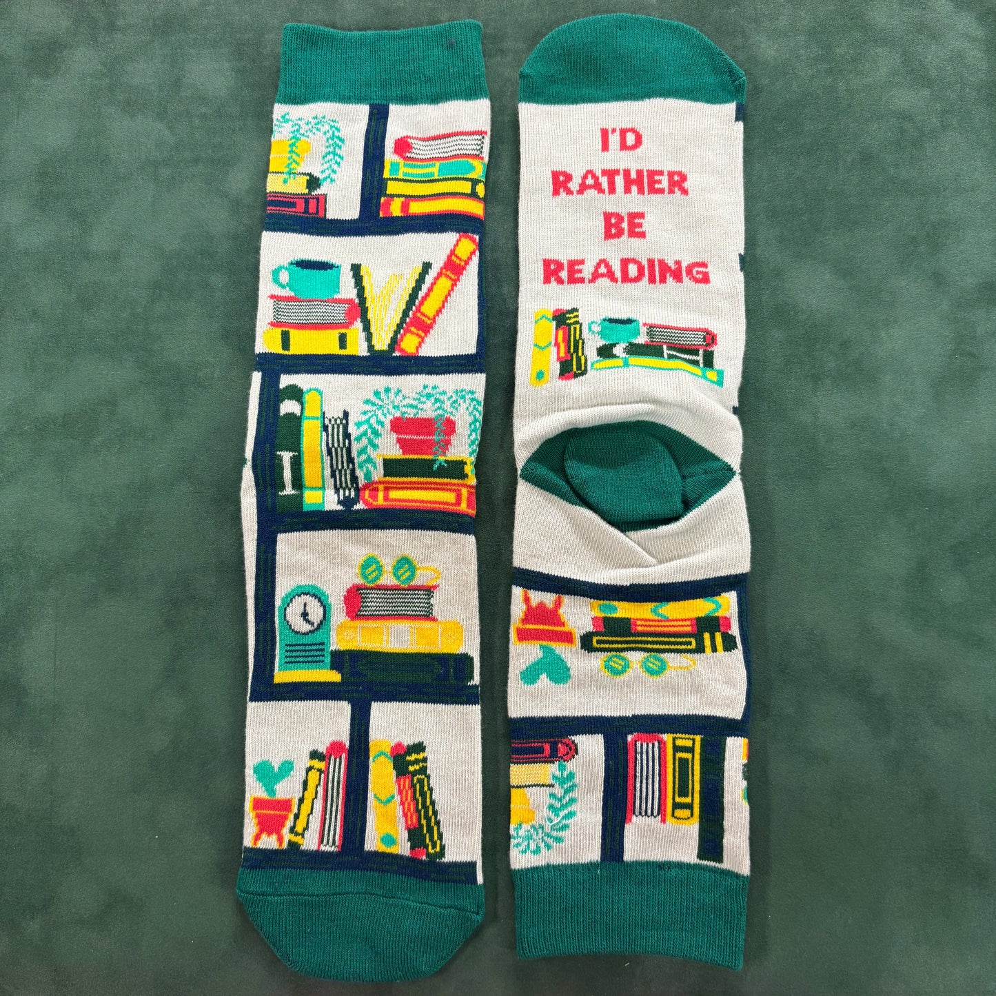 I'd Rather Be Reading Socks - Lavley