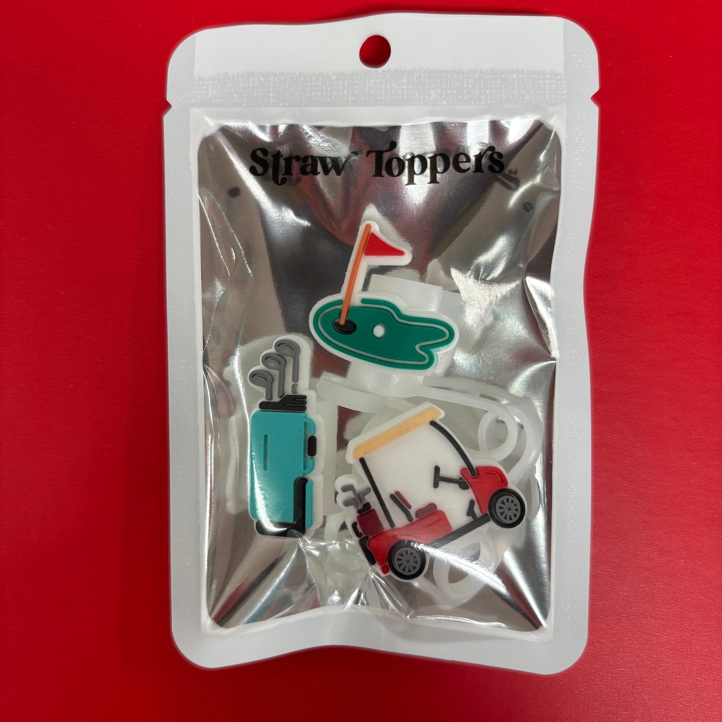 Golf Straw Toppers
