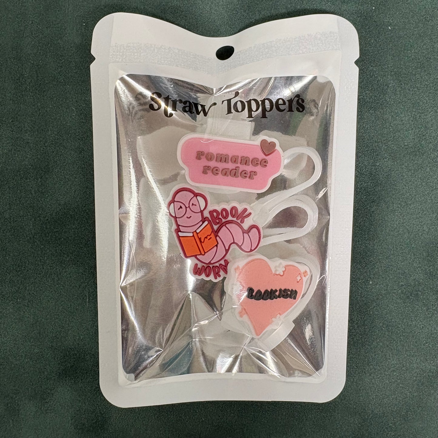 Romance Reader Straw Toppers
