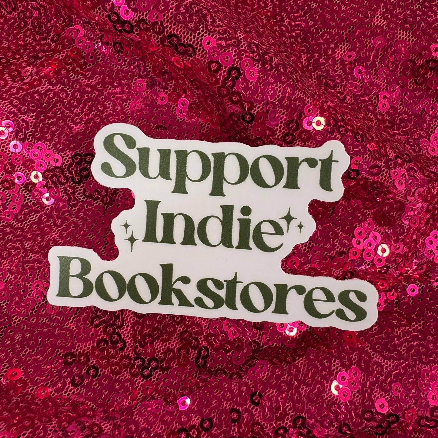 Support Indie Bookstores Sticker - Big Moods