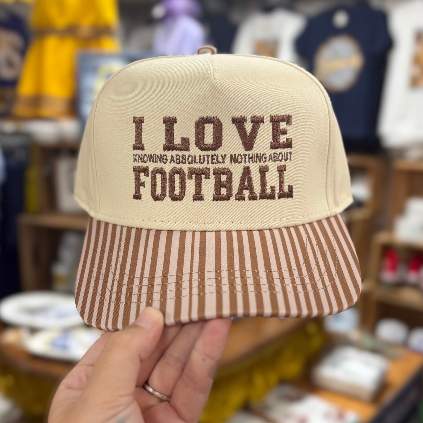 I Love Football Cap - Ruby Moon