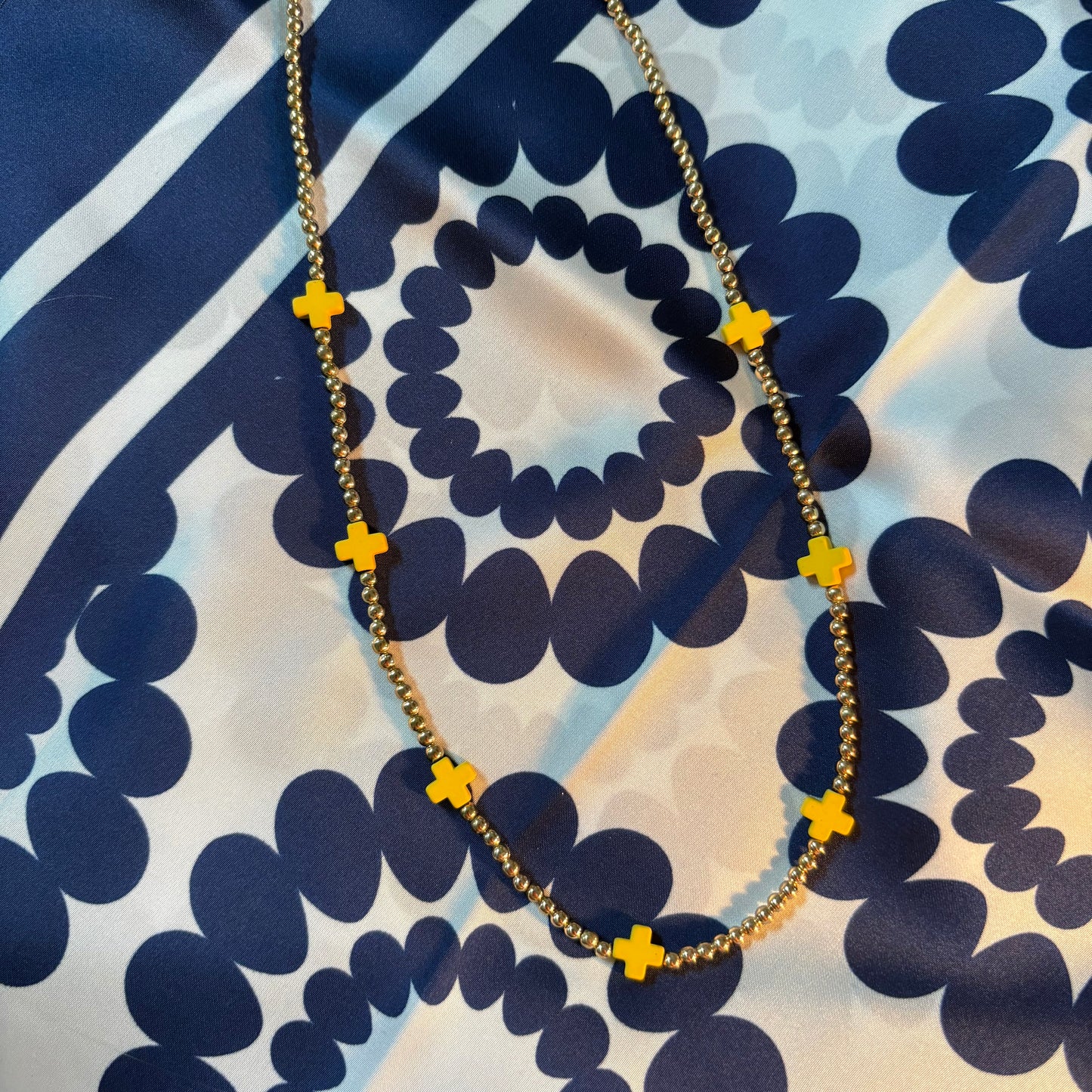 Kathy Necklace With Crosses - Caroline Hill
