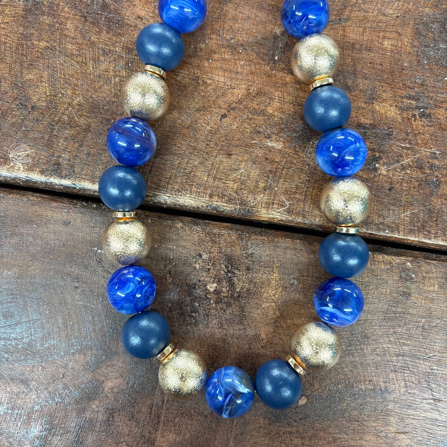 Elaine Beaded Ball Necklace - Caroline Hill
